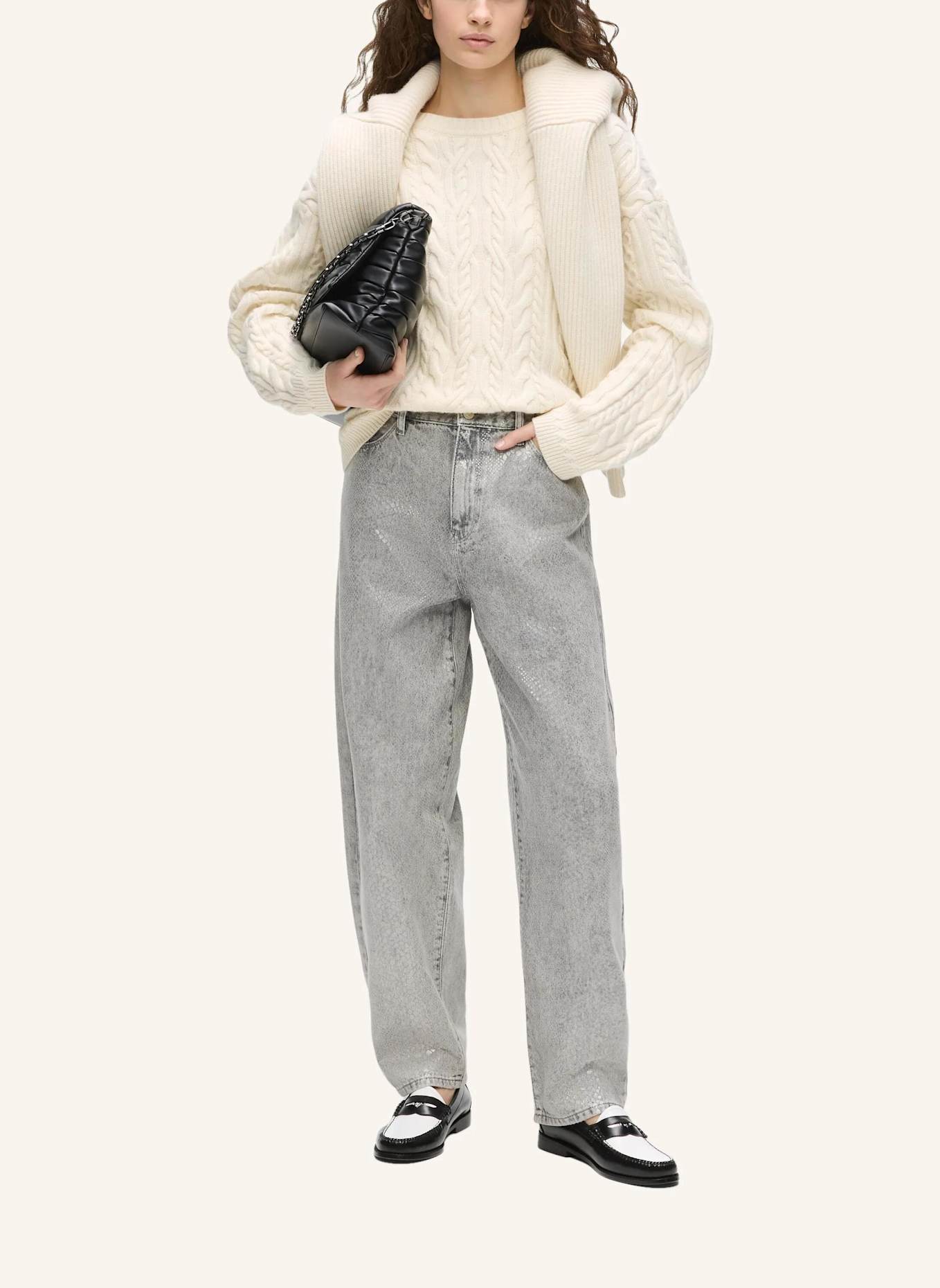 KARL LAGERFELD Top: BEIGE