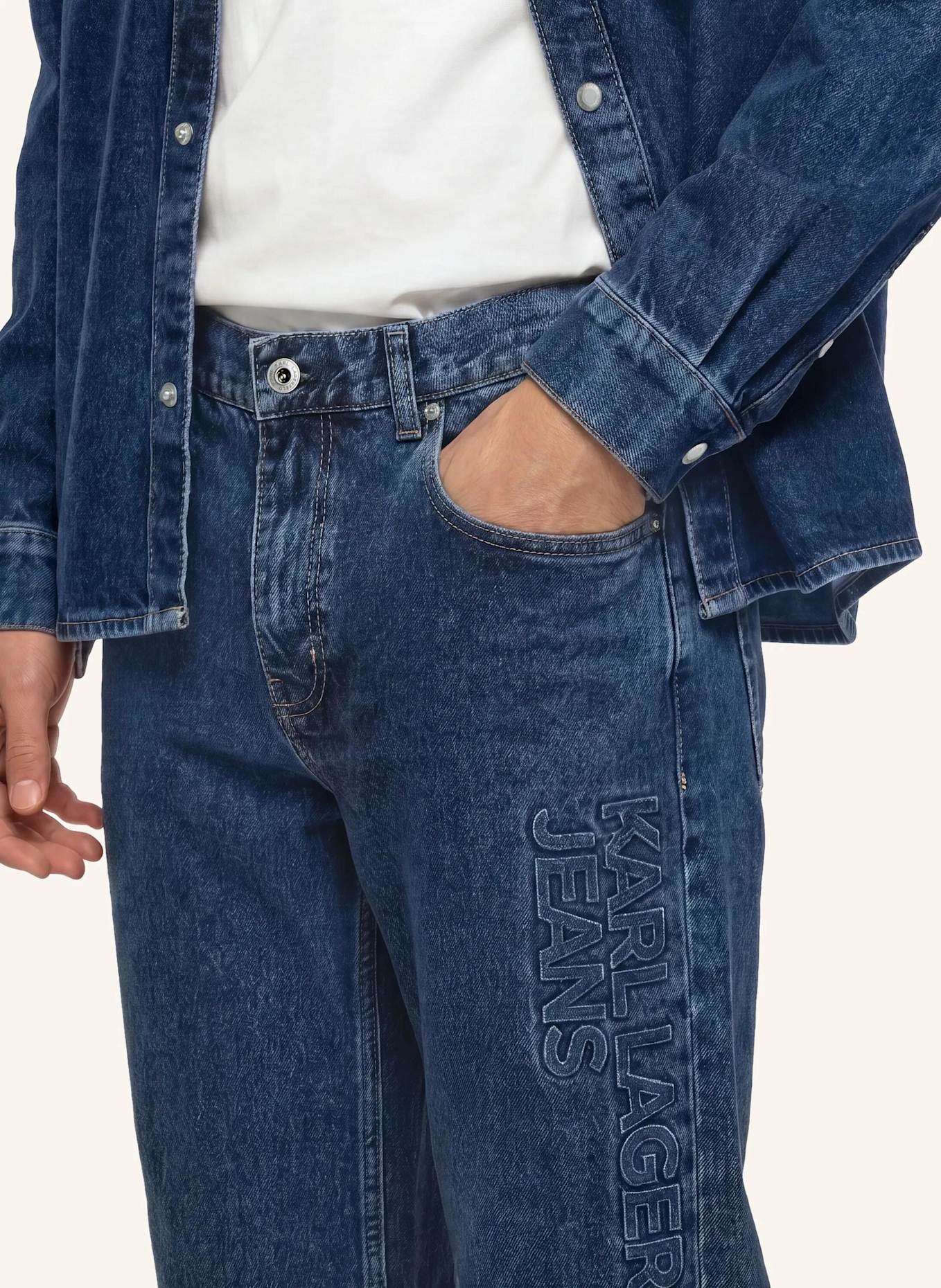 KARL LAGERFELD JEANS Jeans: BLAU