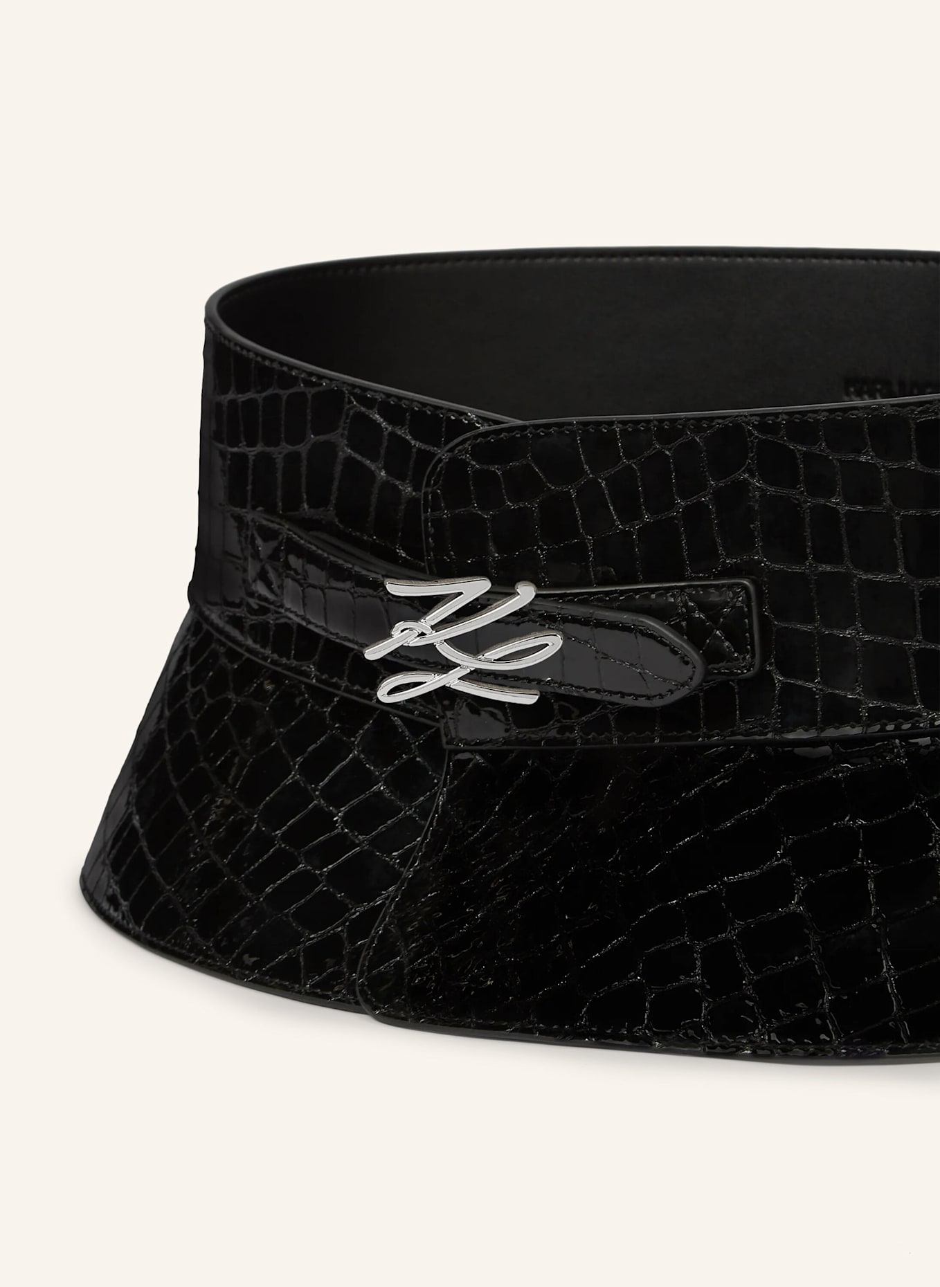 KARL LAGERFELD Gürtel: SCHWARZ