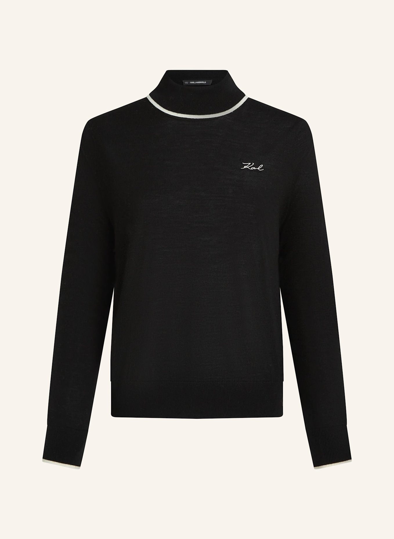 KARL LAGERFELD Sweatshirt: SCHWARZ