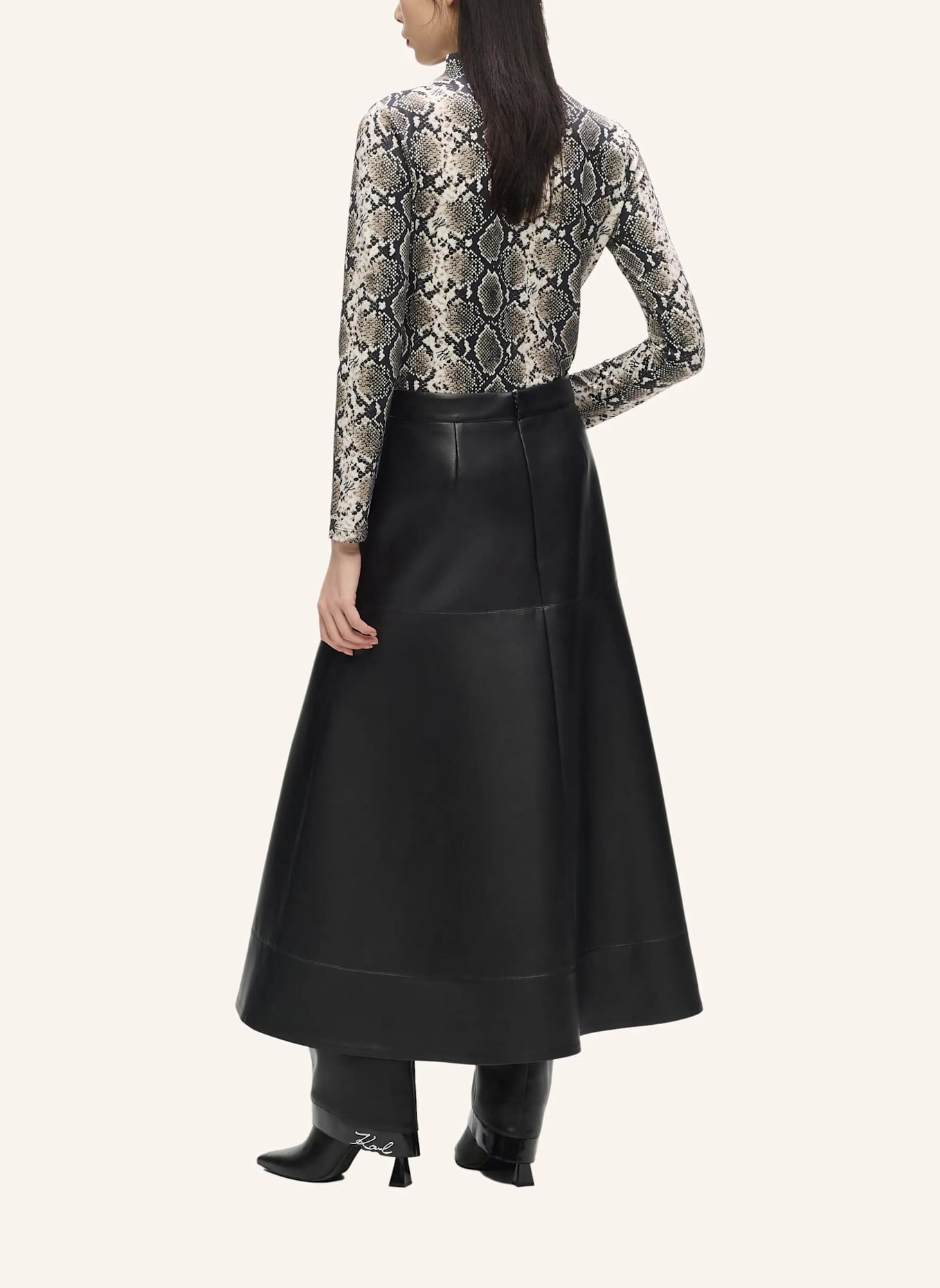 KARL LAGERFELD Rock: SCHWARZ