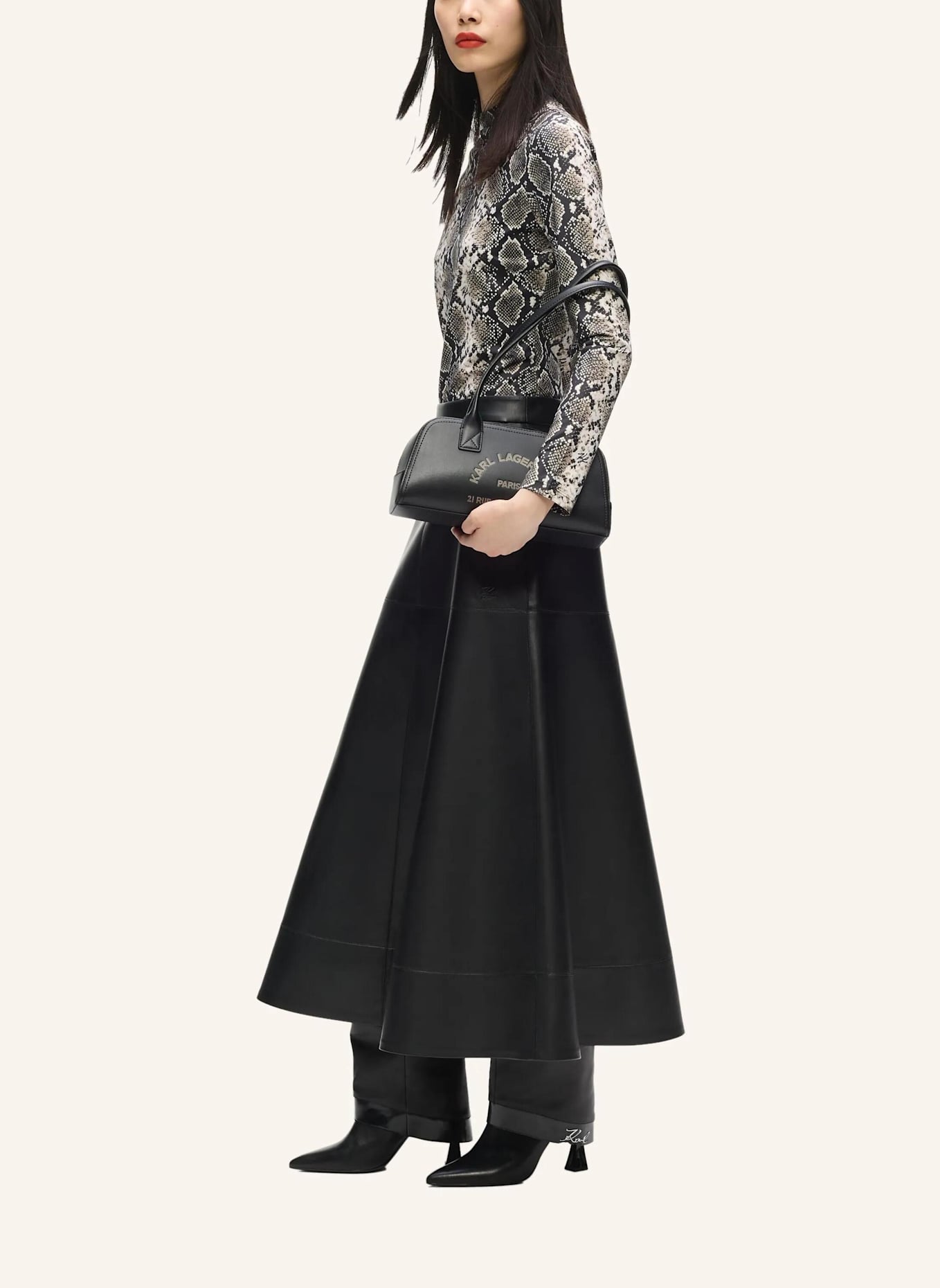 KARL LAGERFELD Rock: SCHWARZ