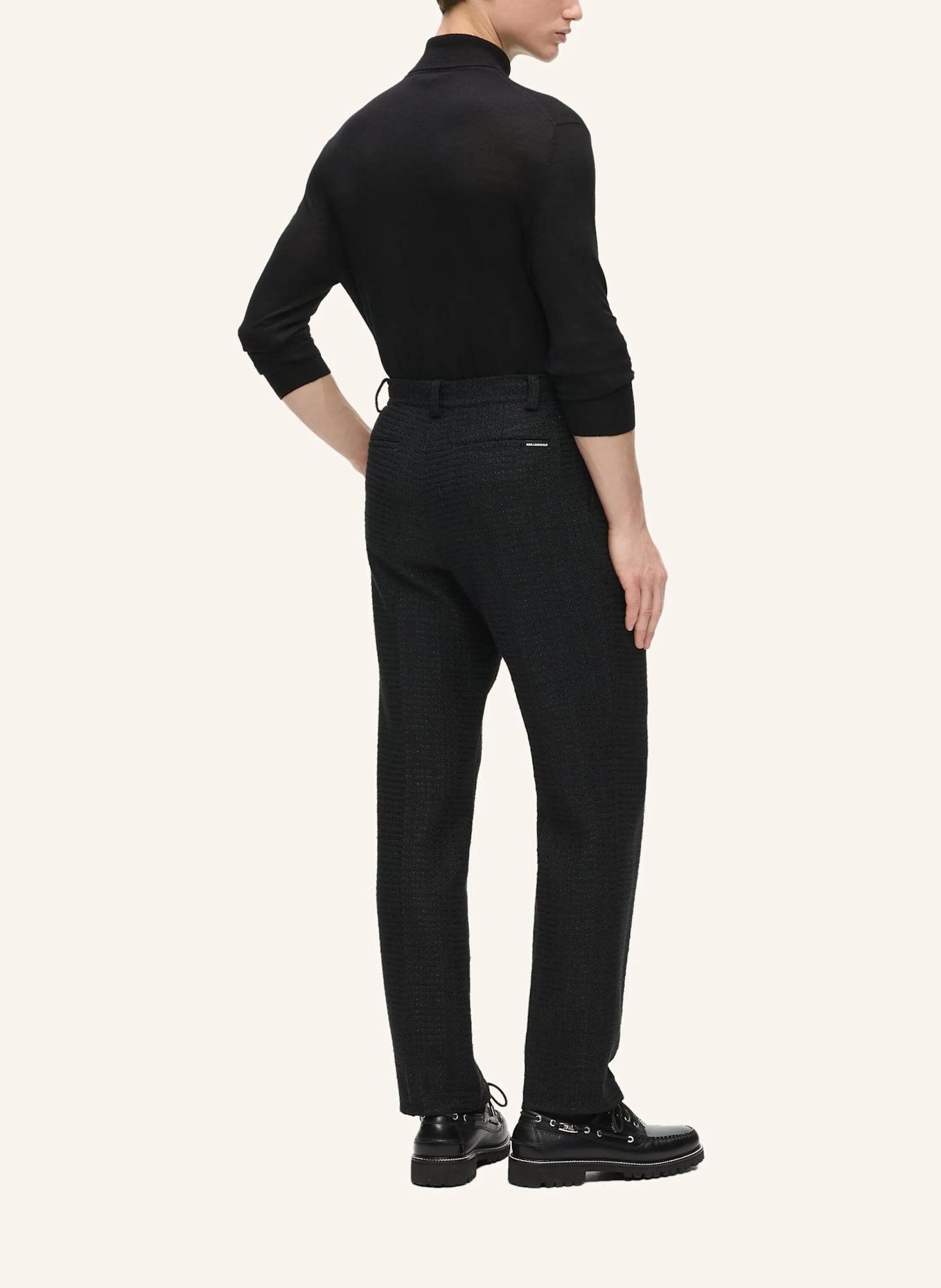 KARL LAGERFELD Hose: SCHWARZ