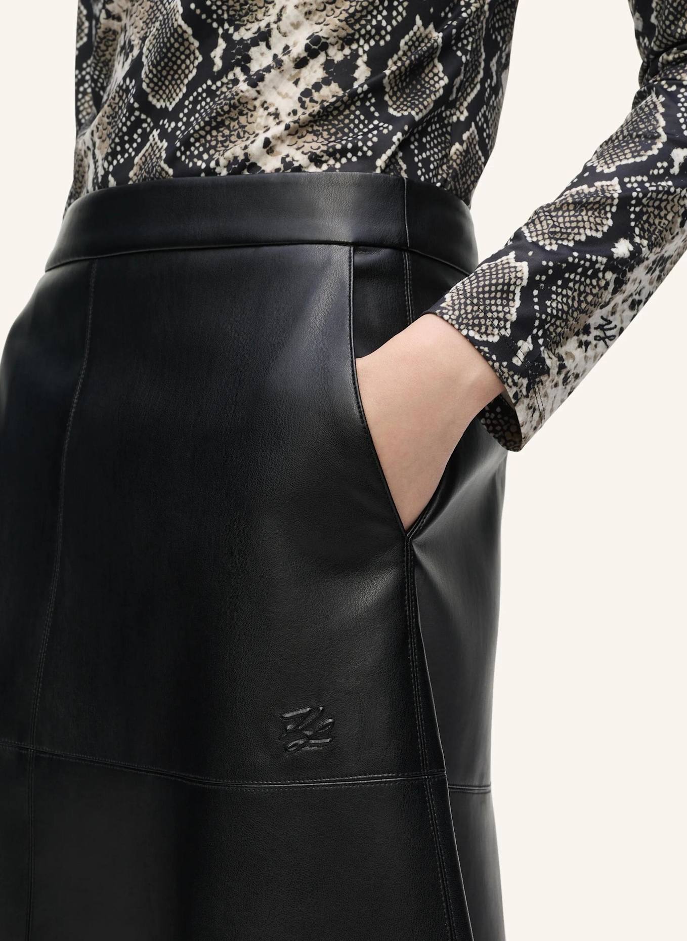 KARL LAGERFELD Rock: SCHWARZ