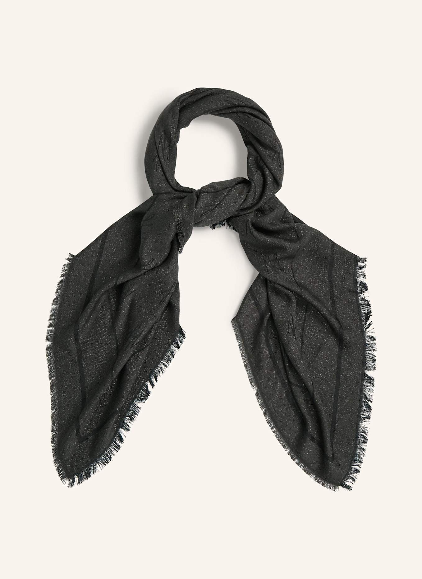 KARL LAGERFELD Schal: SCHWARZ