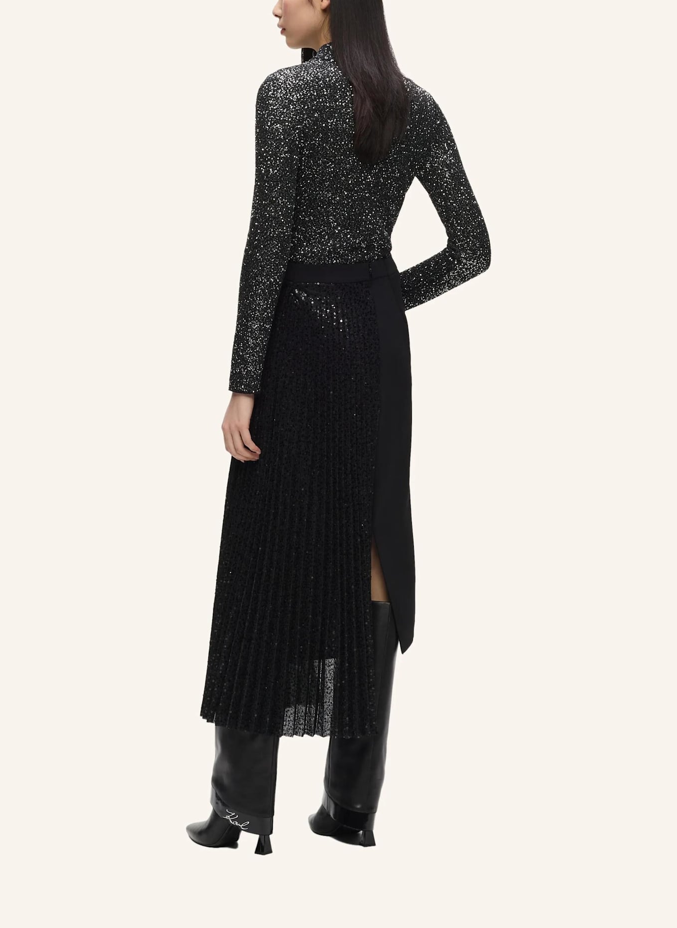 KARL LAGERFELD Rock: SCHWARZ