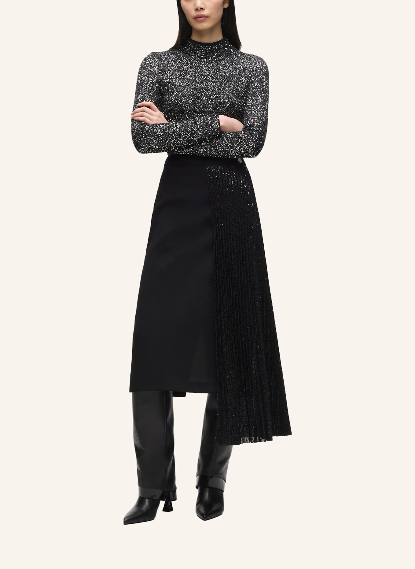 KARL LAGERFELD Rock: SCHWARZ