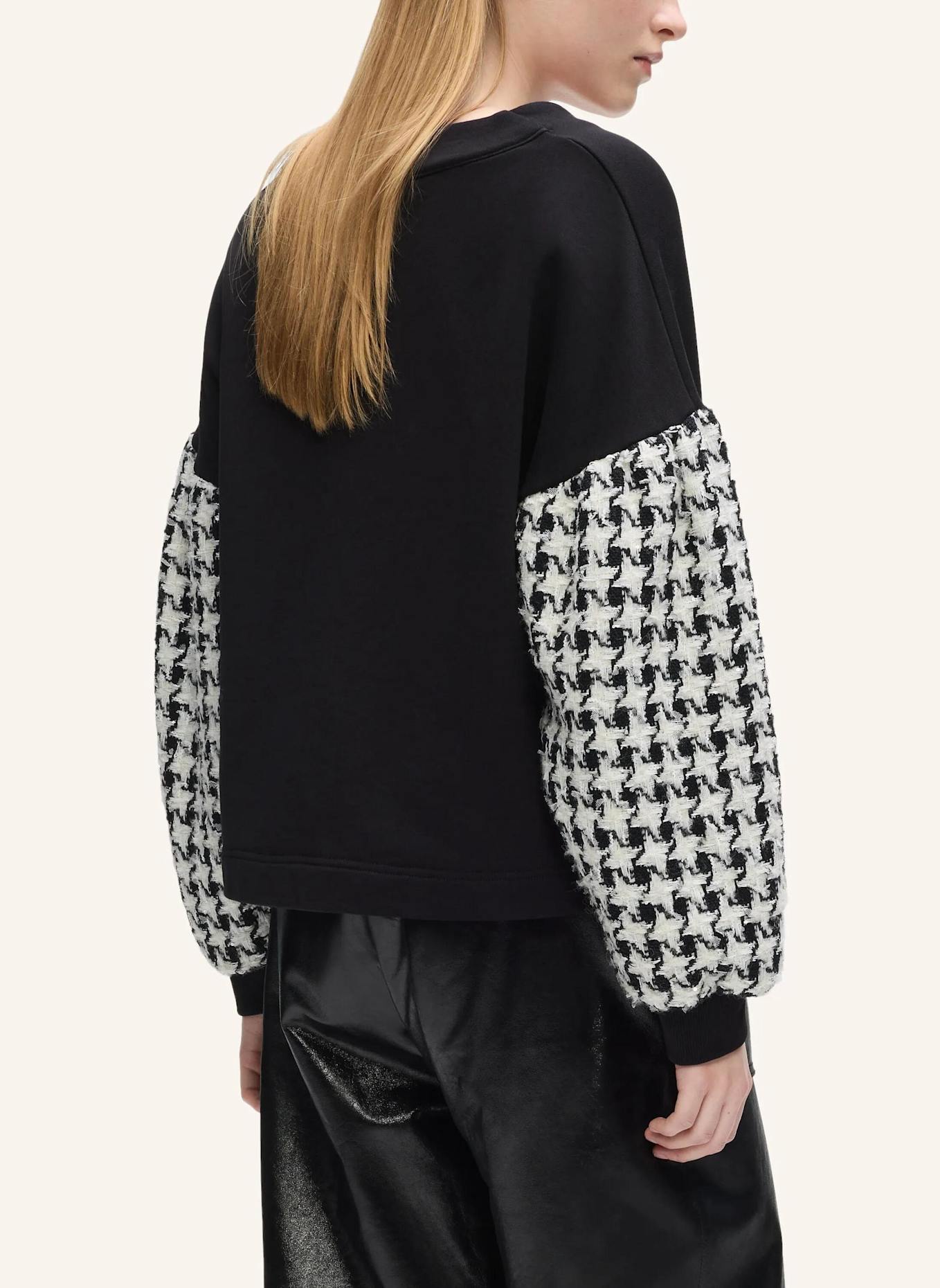 KARL LAGERFELD Sweatshirt: SCHWARZ/ WEISS