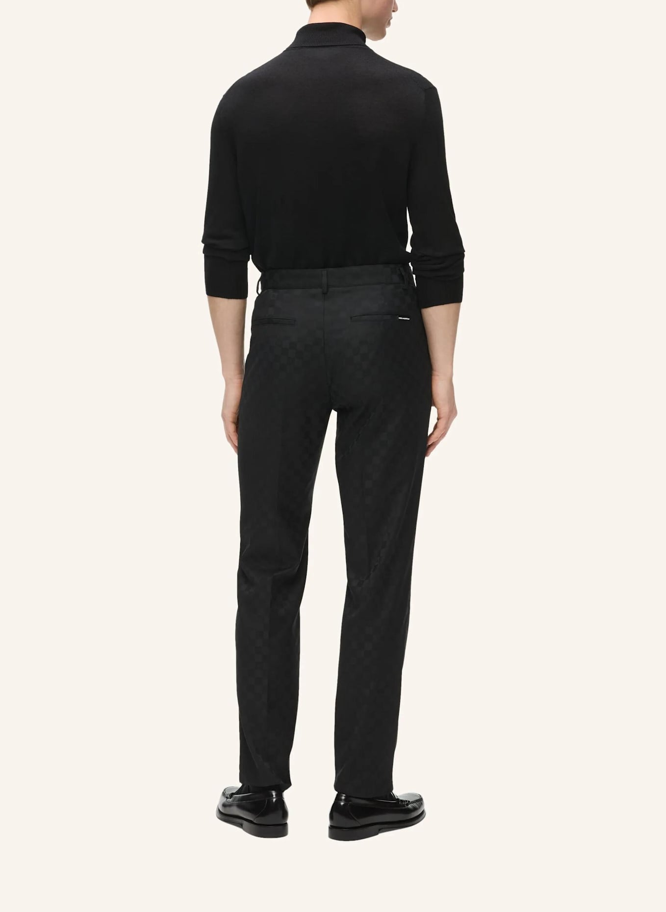 KARL LAGERFELD Hose: SCHWARZ