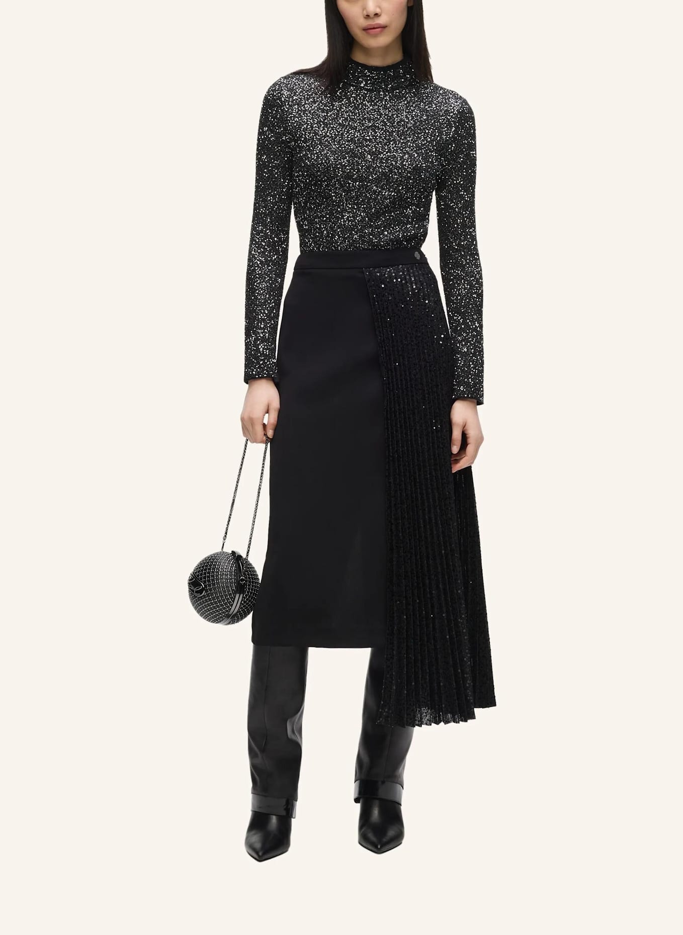 KARL LAGERFELD Rock: SCHWARZ