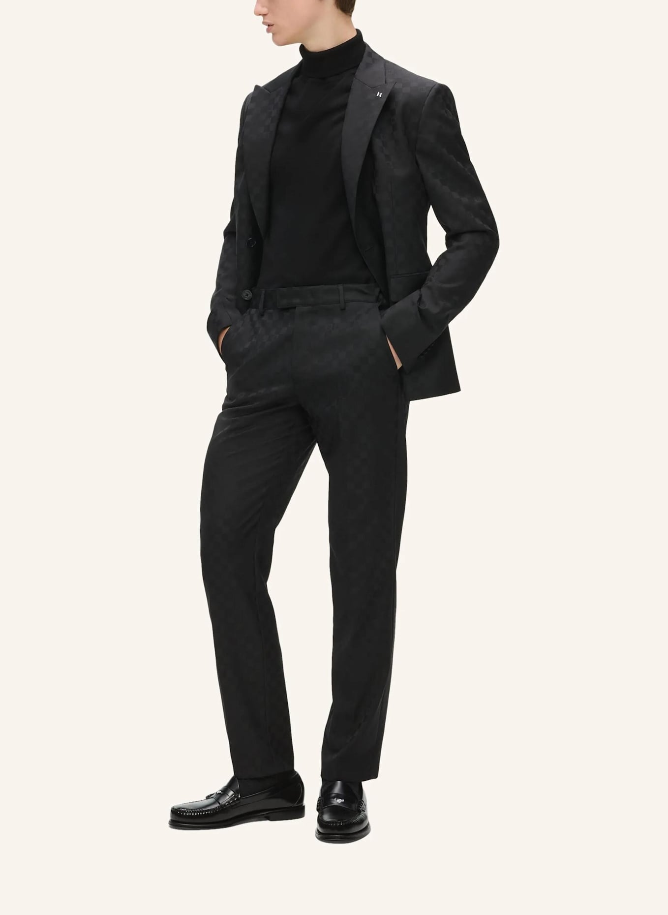 KARL LAGERFELD Hose: SCHWARZ