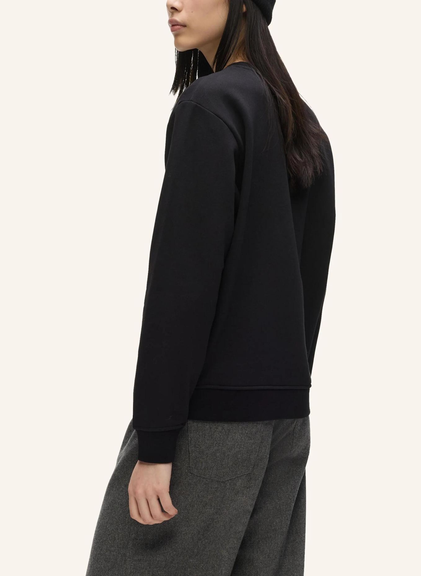 KARL LAGERFELD Sweatshirt: SCHWARZ
