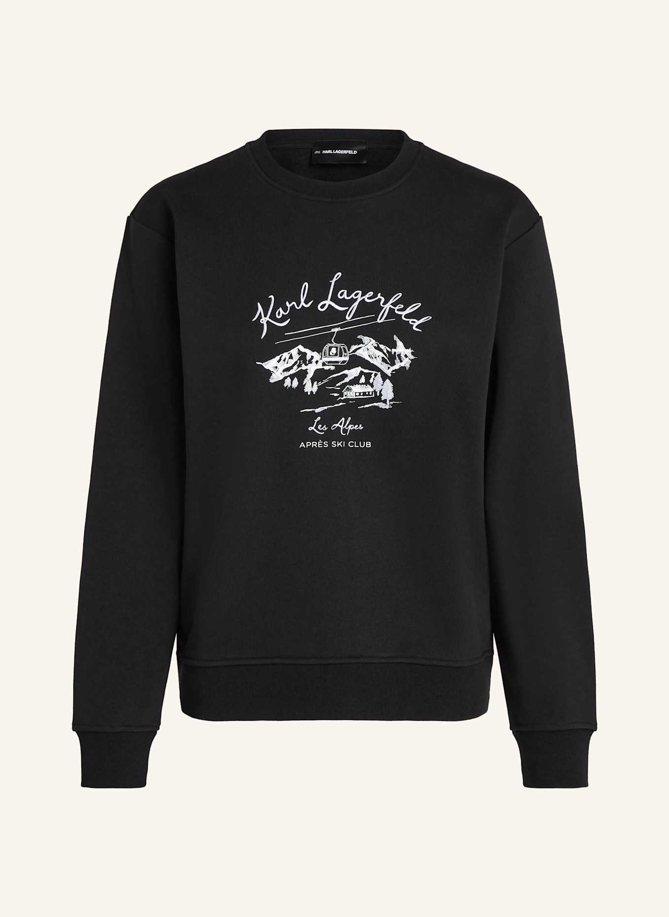 KARL LAGERFELD Sweatshirt: SCHWARZ