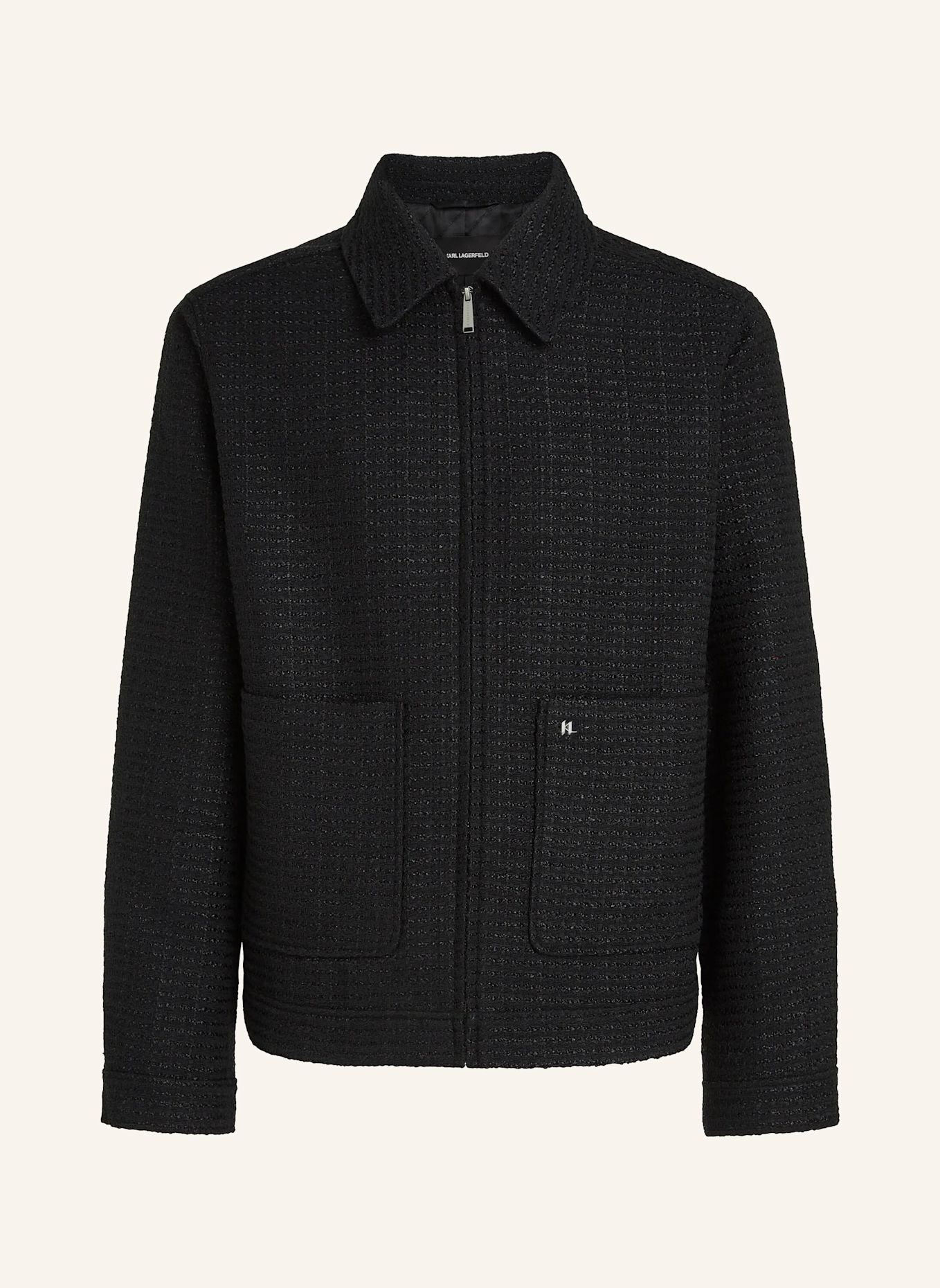 KARL LAGERFELD Jacke: SCHWARZ