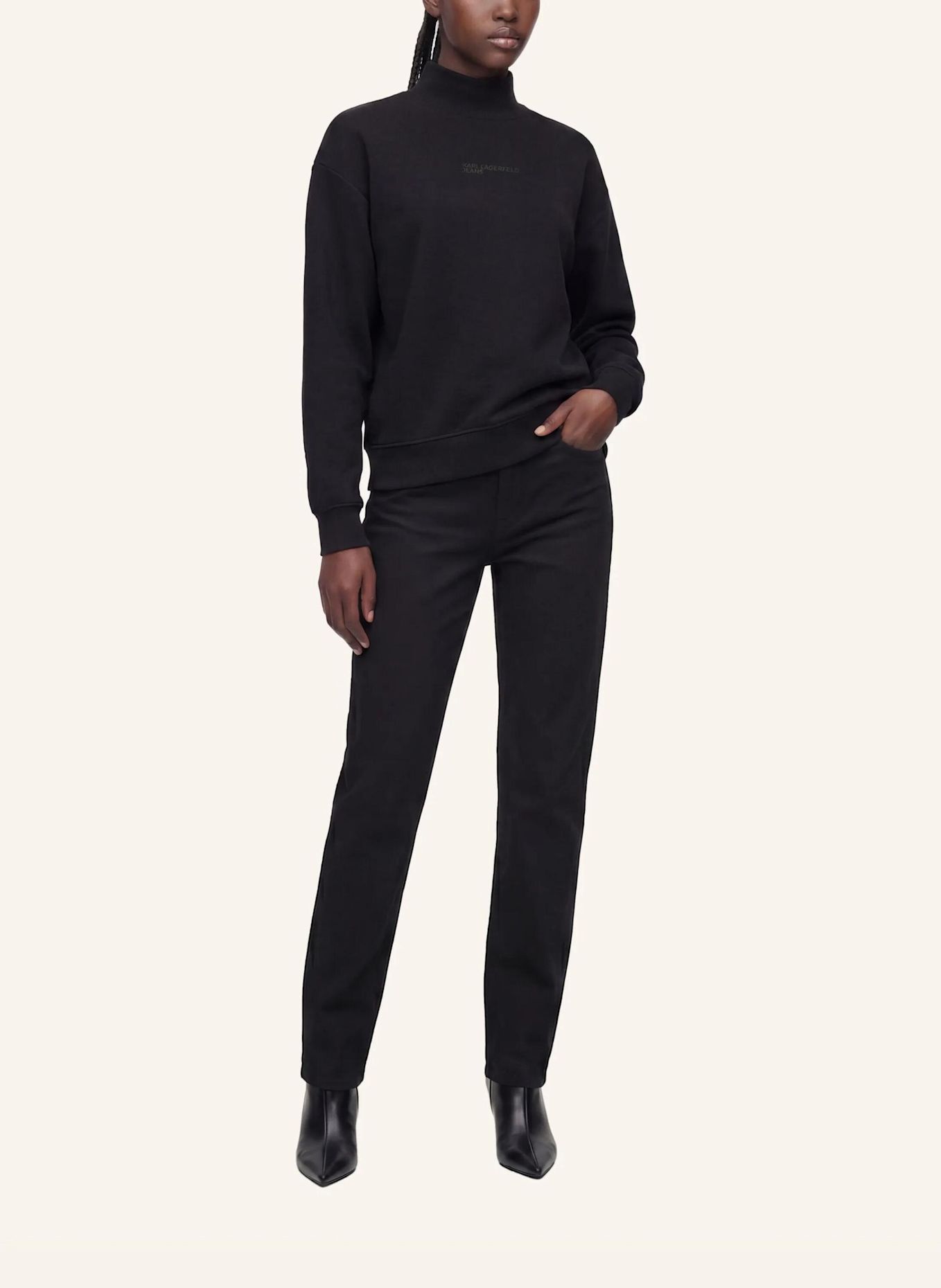 KARL LAGERFELD JEANS Sweatshirt: SCHWARZ