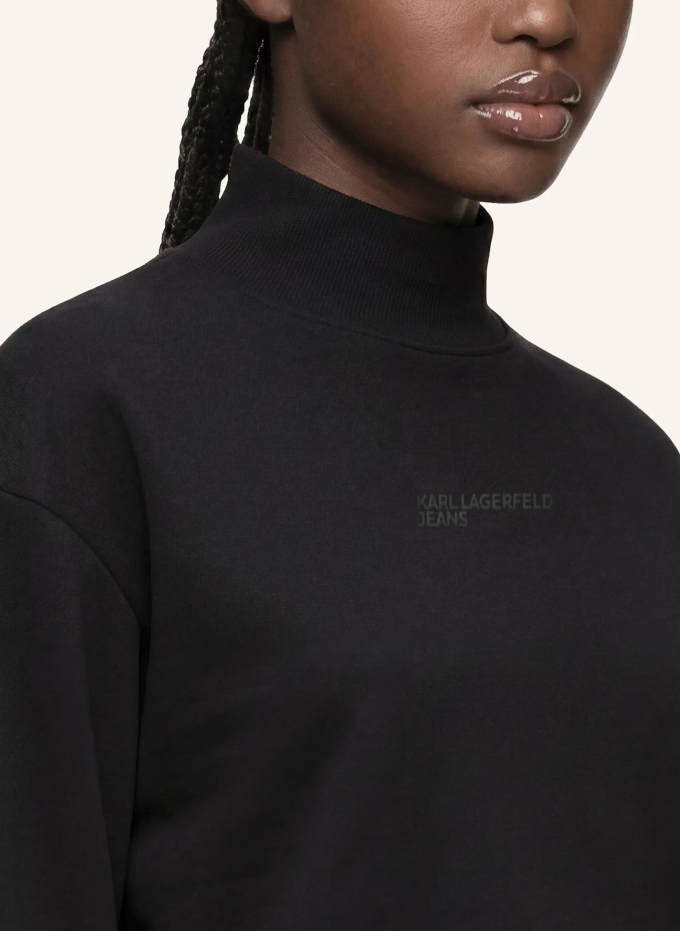 KARL LAGERFELD JEANS Sweatshirt: SCHWARZ