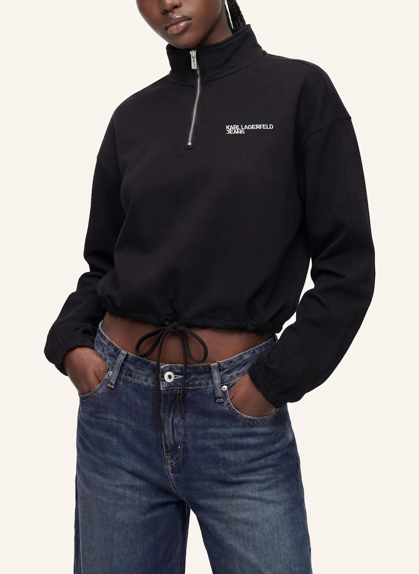 KARL LAGERFELD JEANS Sweatshirt: SCHWARZ