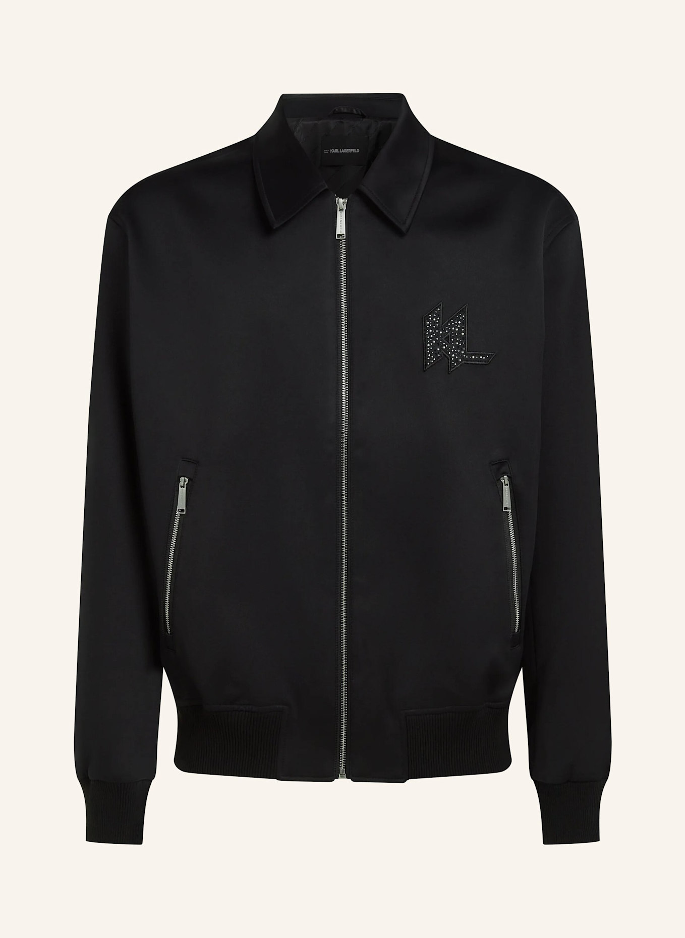 KARL LAGERFELD Jacke: SCHWARZ