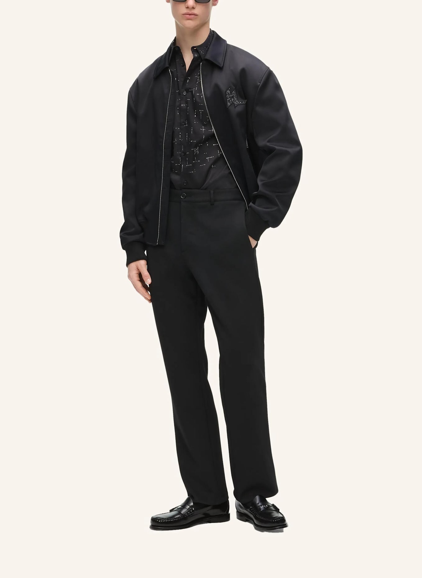 KARL LAGERFELD Jacke: SCHWARZ