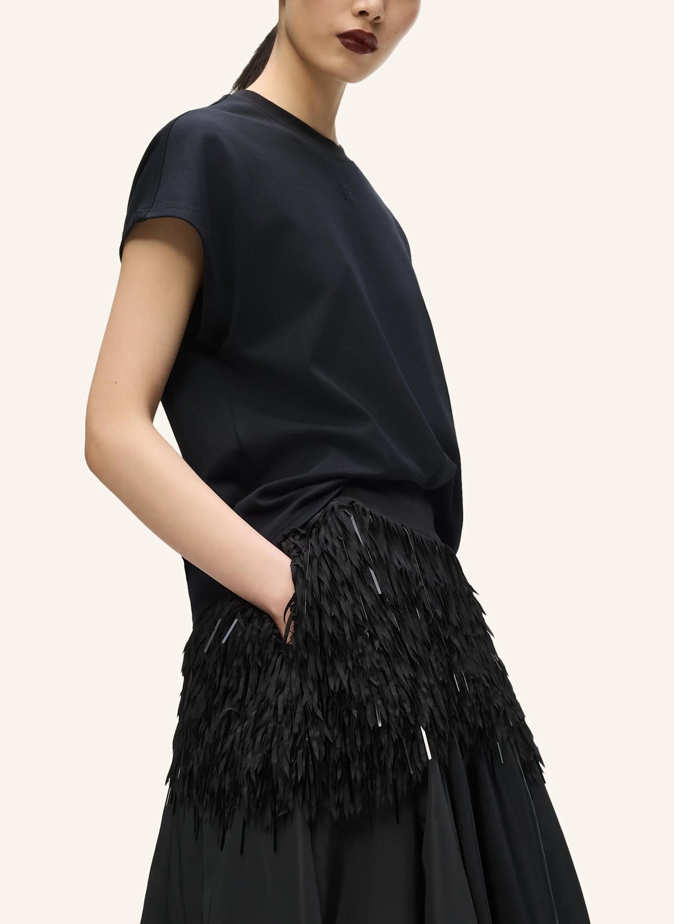 KARL LAGERFELD Rock: SCHWARZ