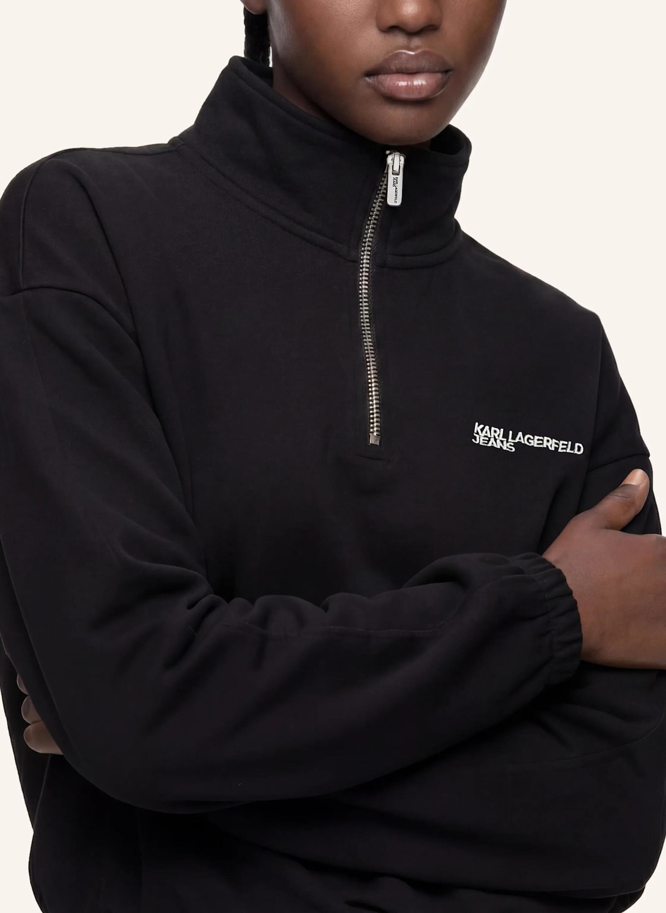 KARL LAGERFELD JEANS Sweatshirt: SCHWARZ