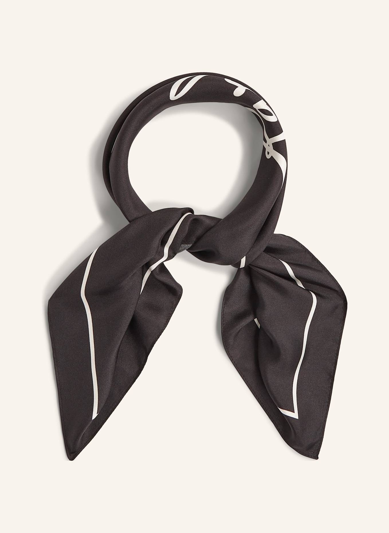 KARL LAGERFELD Schal: SCHWARZ