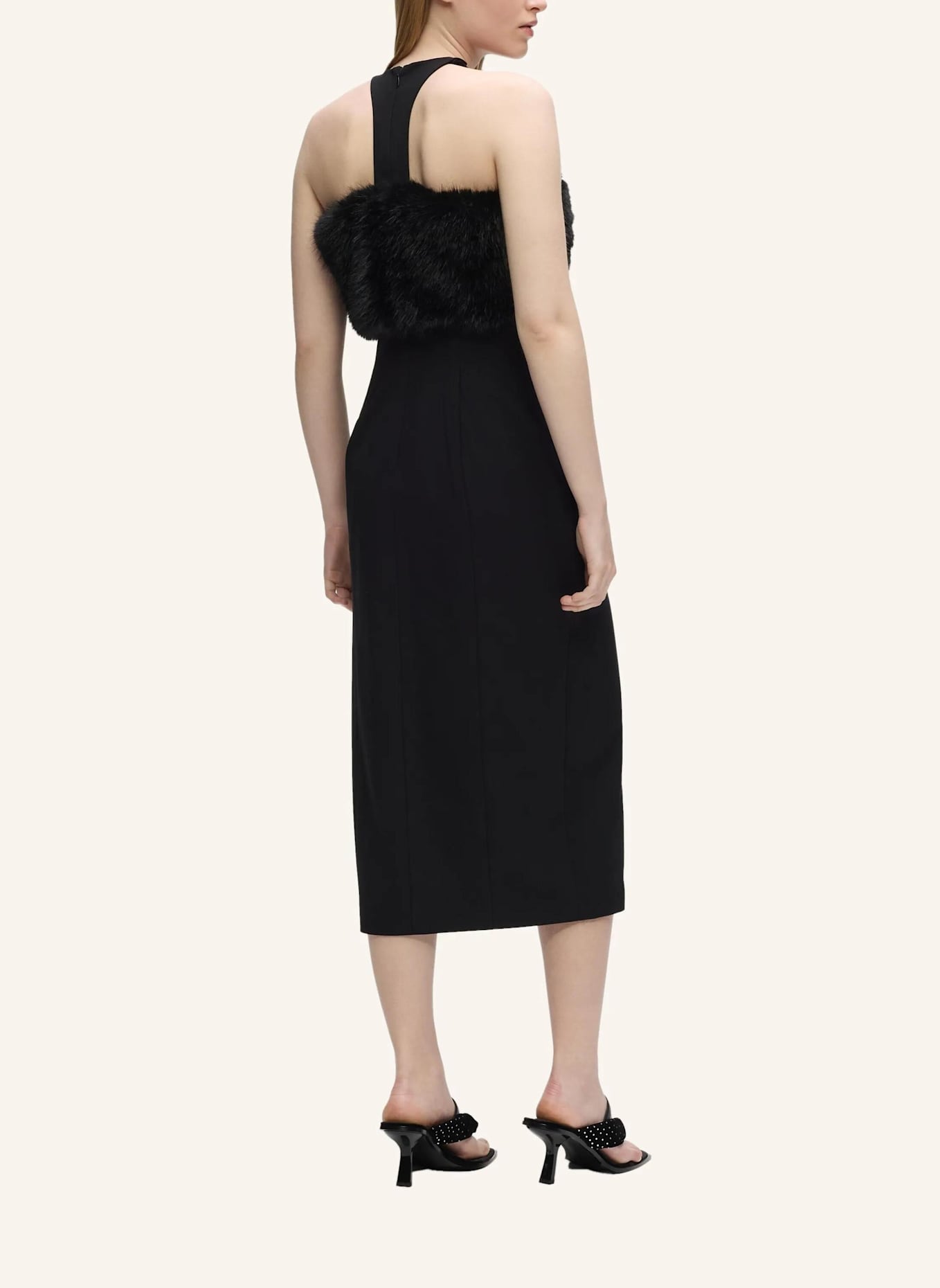 KARL LAGERFELD Kleid: SCHWARZ