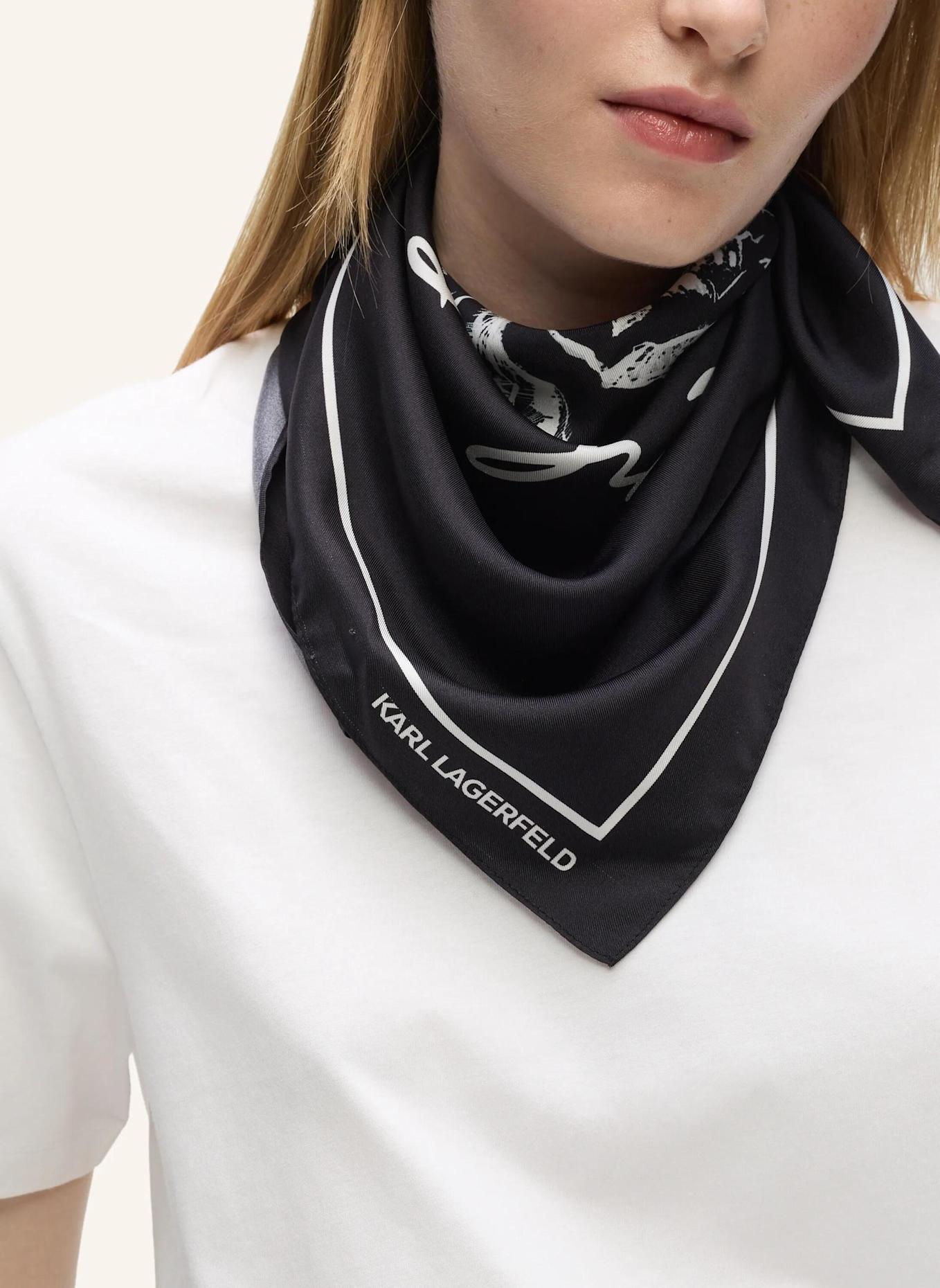 KARL LAGERFELD Schal: SCHWARZ