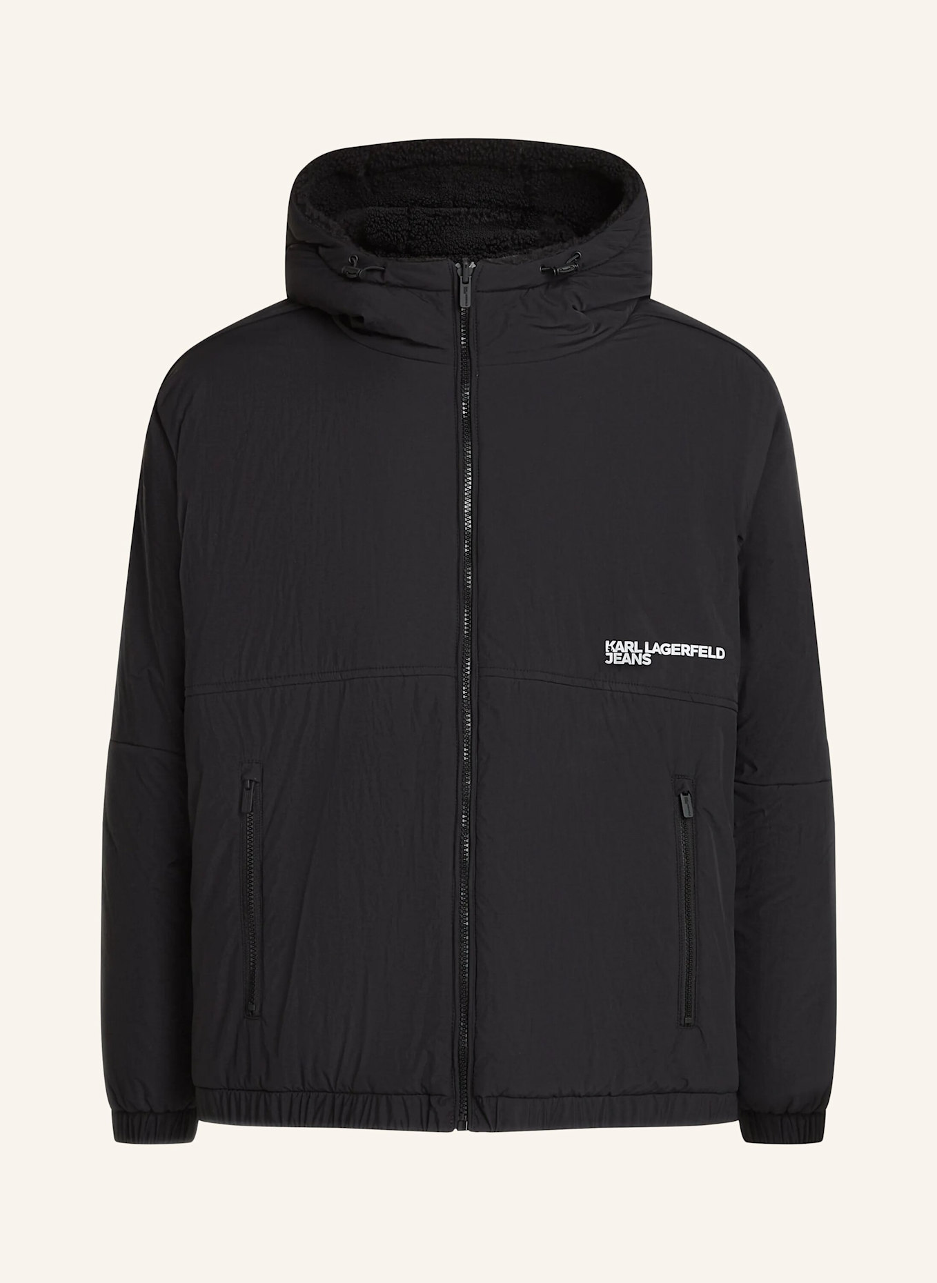 KARL LAGERFELD JEANS Jacke: SCHWARZ