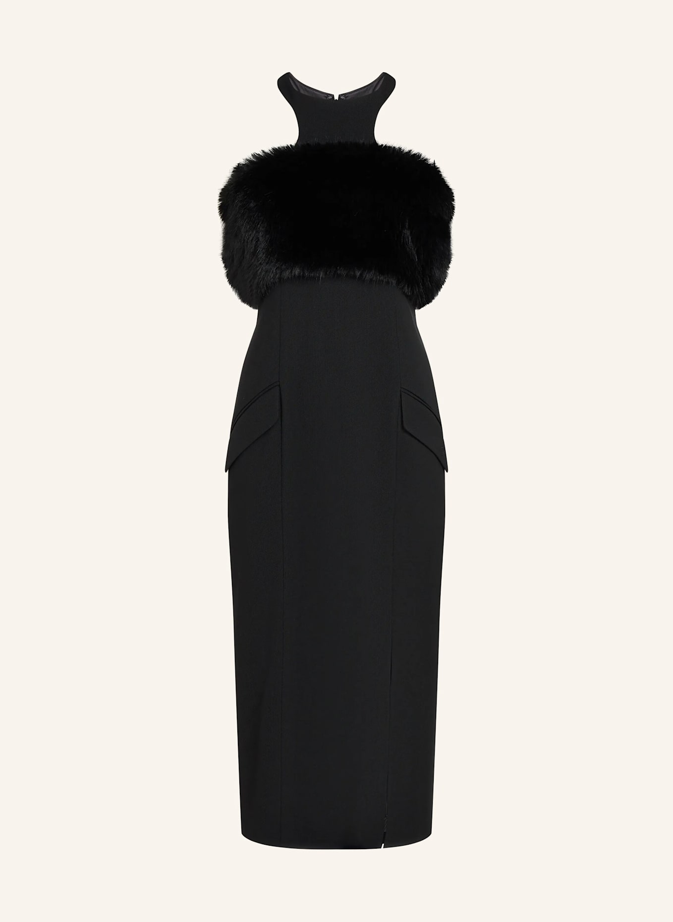 KARL LAGERFELD Kleid: SCHWARZ