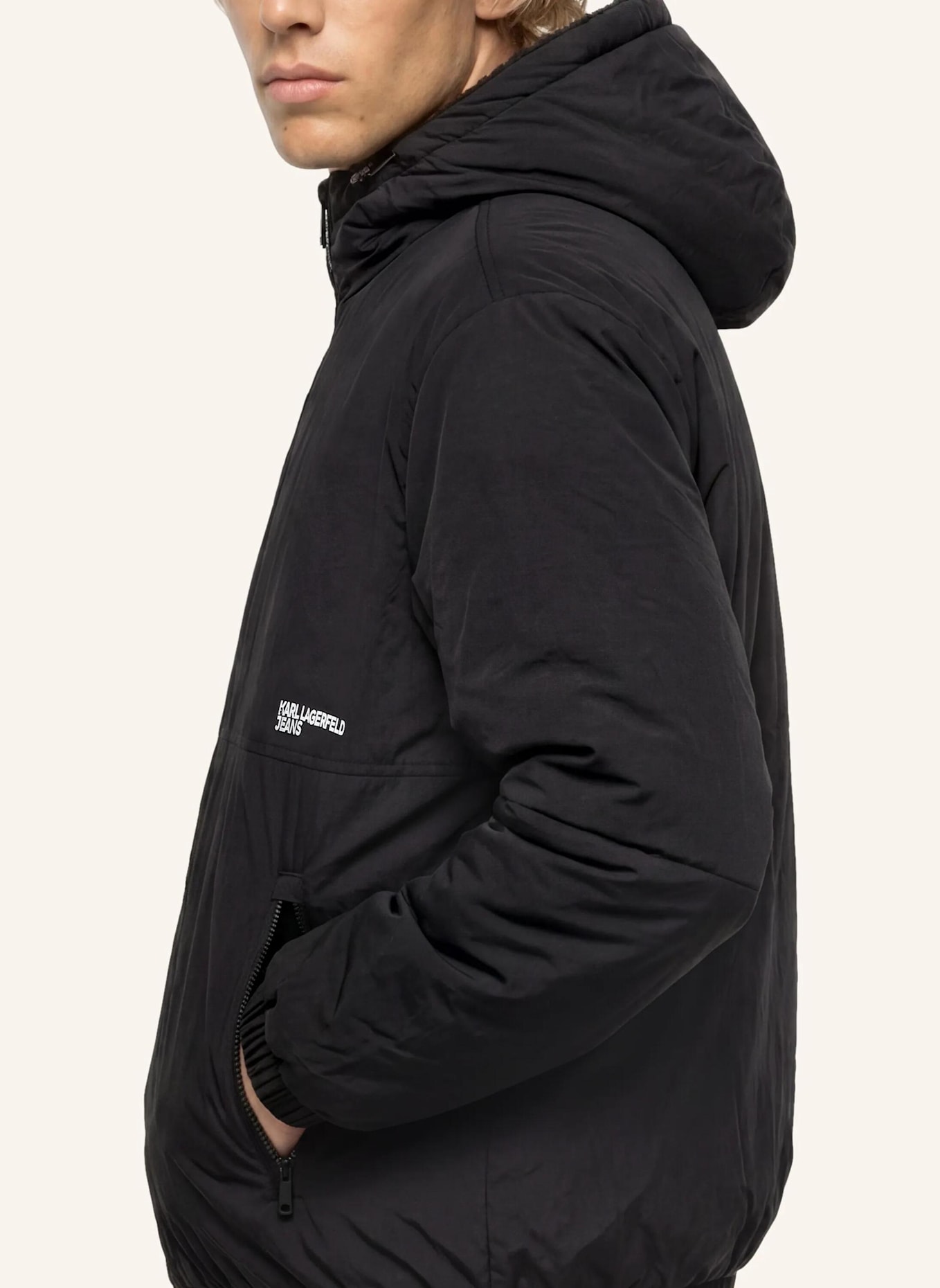 KARL LAGERFELD JEANS Jacke: SCHWARZ