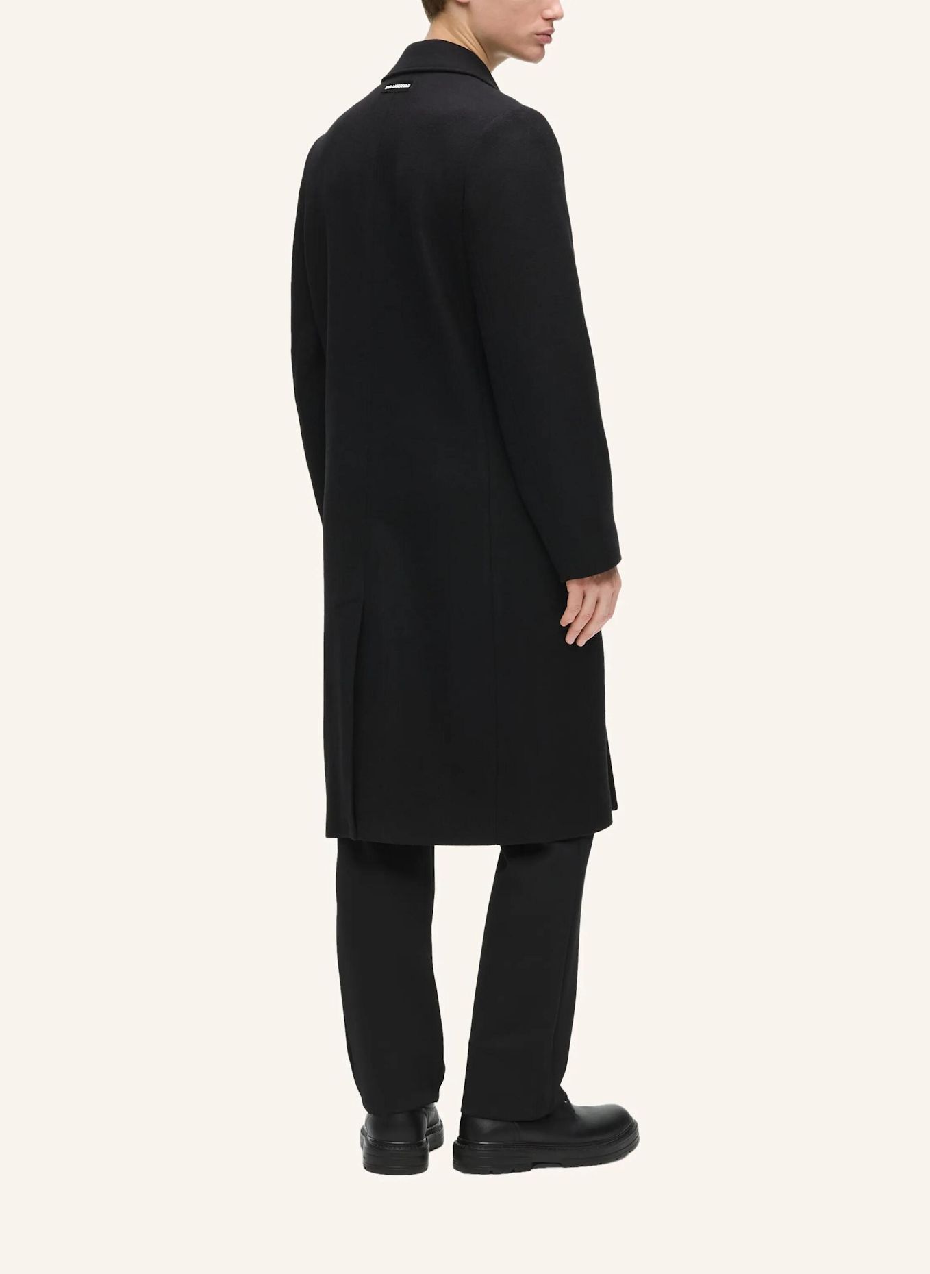 KARL LAGERFELD Mantel: SCHWARZ