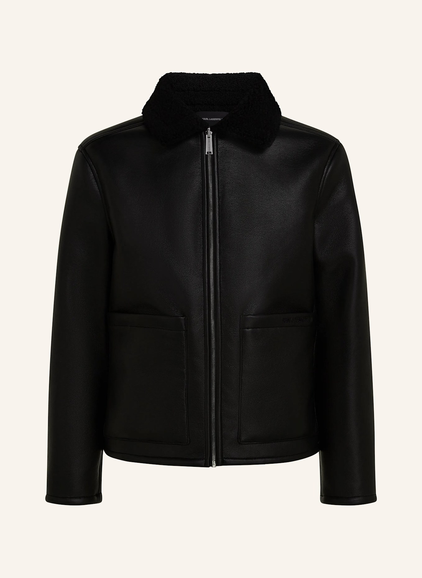 KARL LAGERFELD Jacke: SCHWARZ