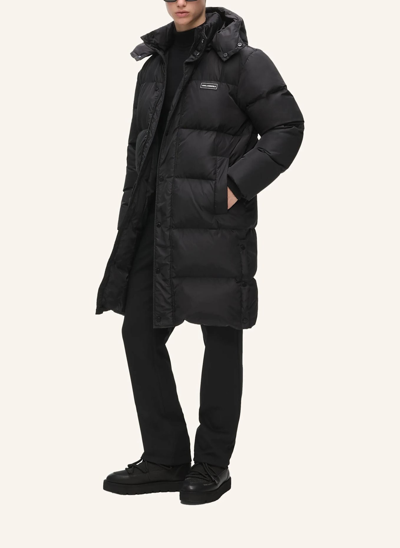 KARL LAGERFELD Jacke: SCHWARZ