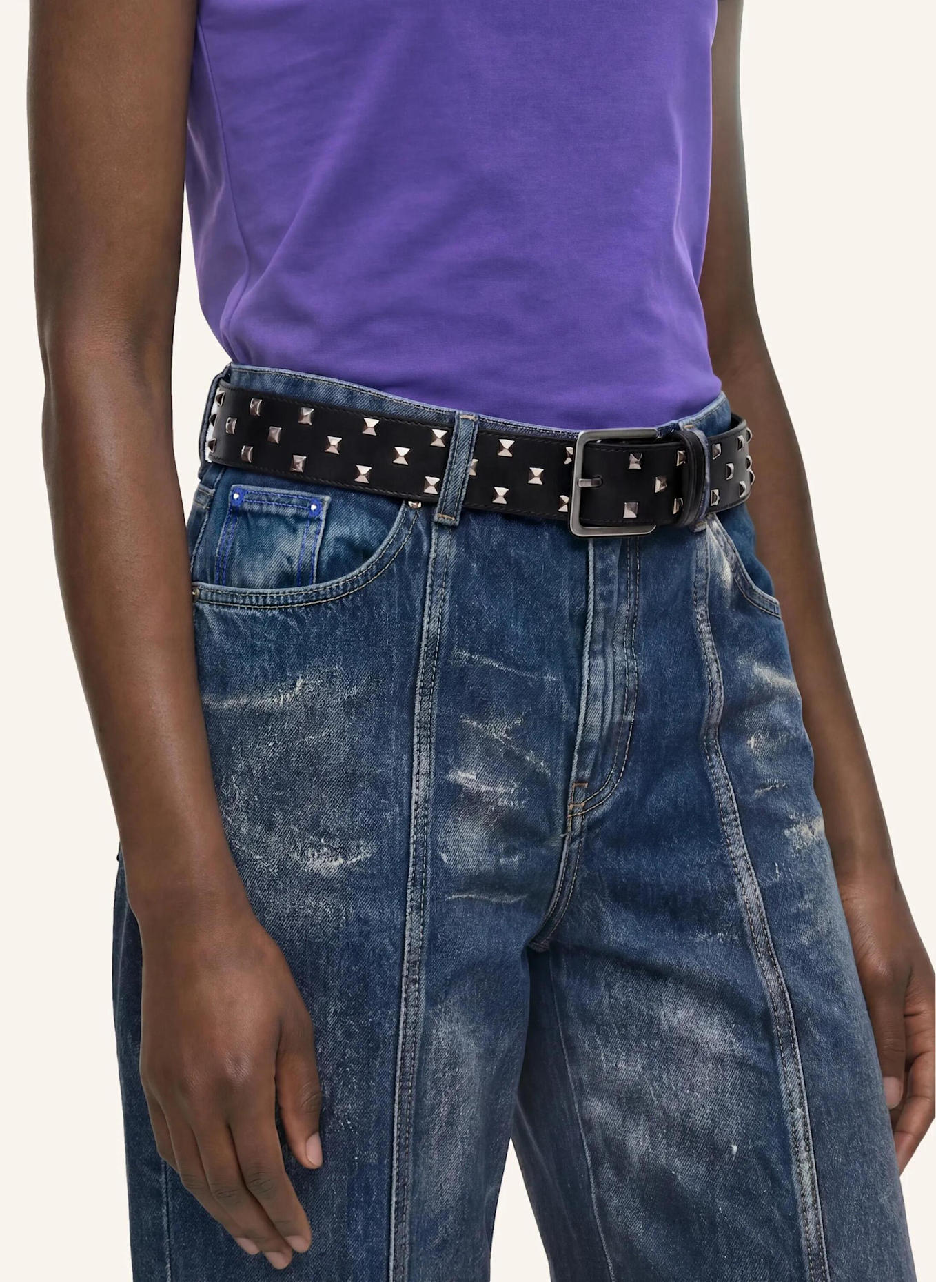 KARL LAGERFELD JEANS Gürtel: SCHWARZ