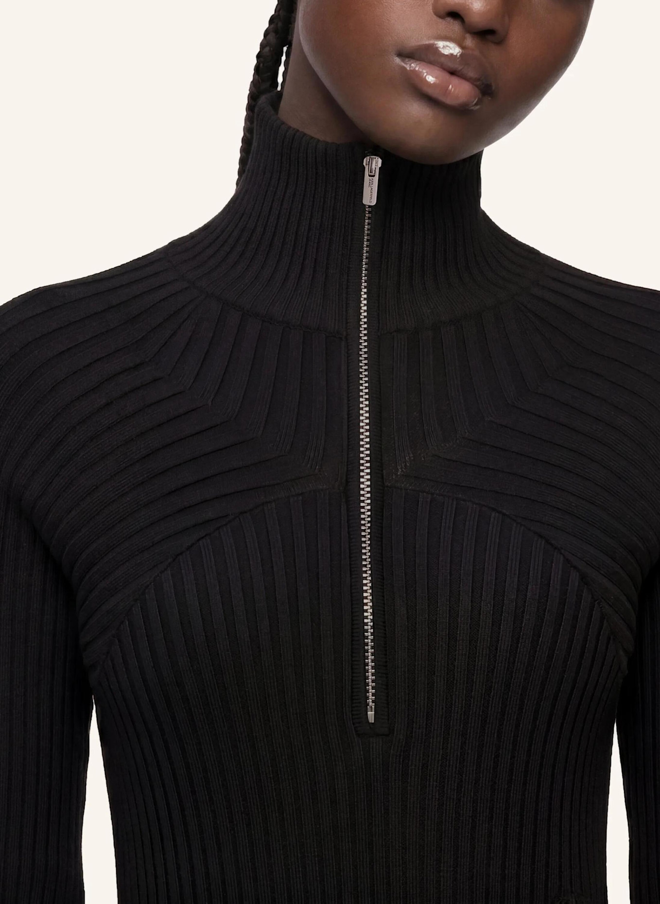 KARL LAGERFELD JEANS Kleid: SCHWARZ