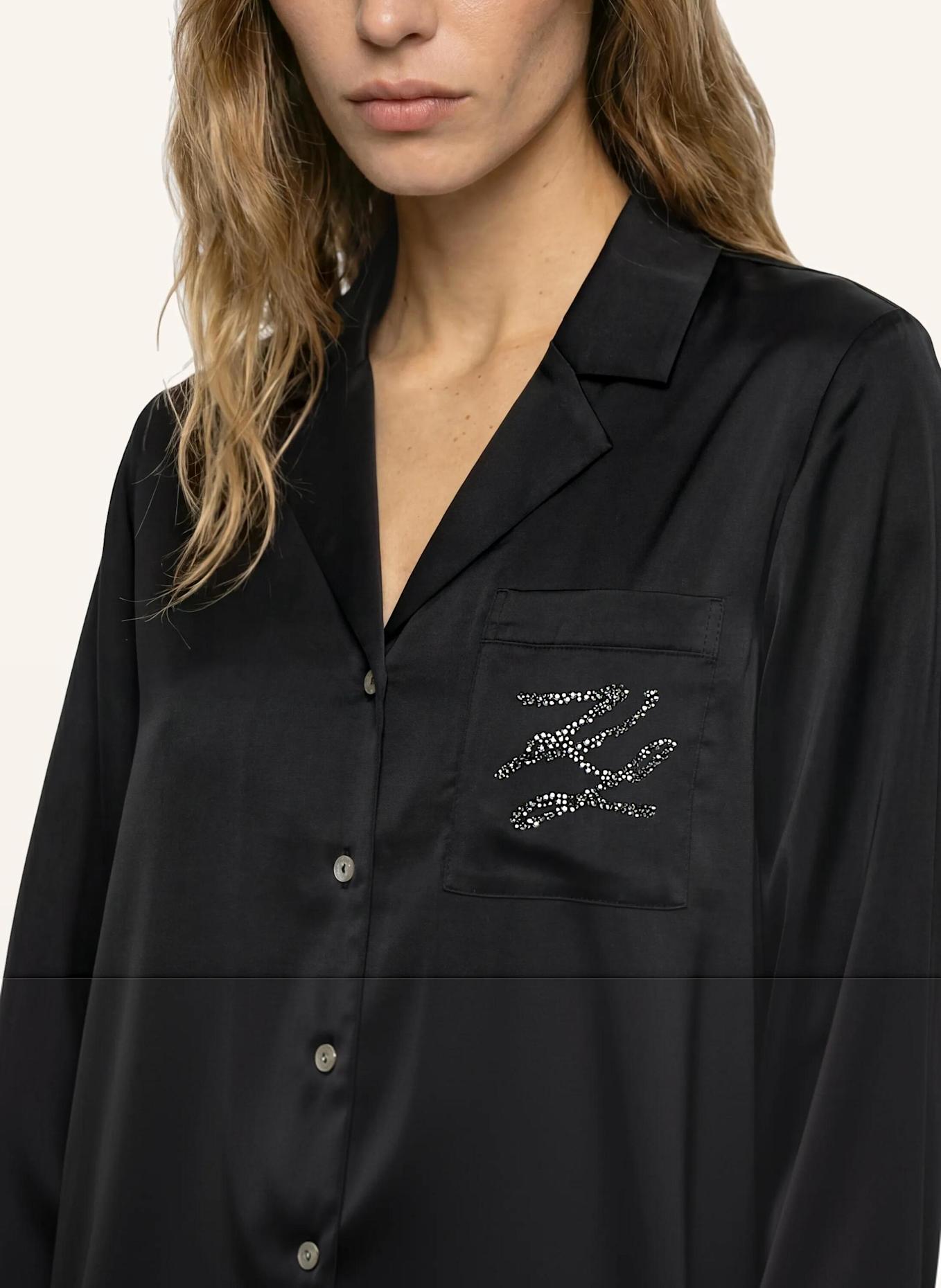 KARL LAGERFELD Nachtwäsche: SCHWARZ