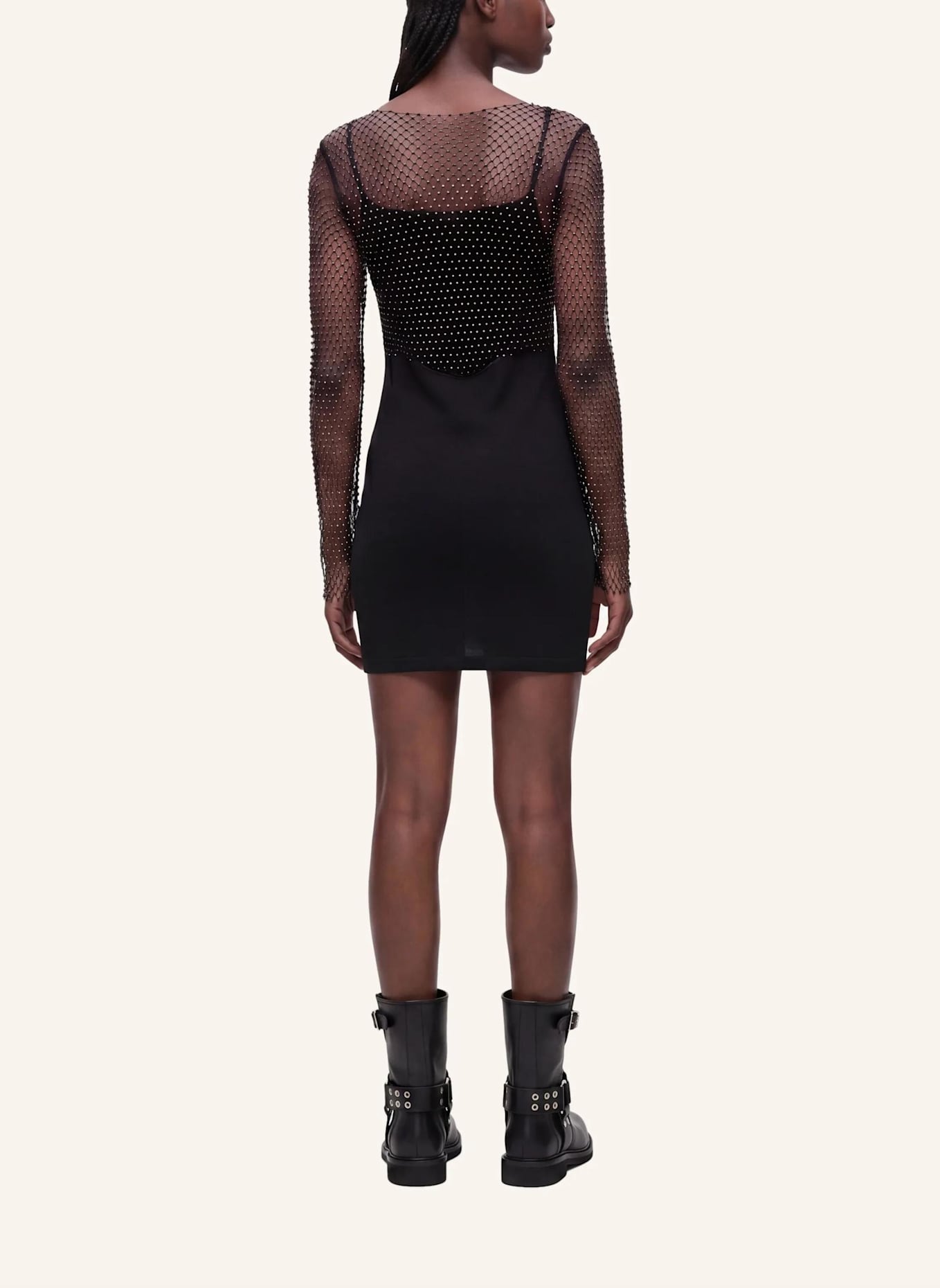 KARL LAGERFELD JEANS Kleid: SCHWARZ