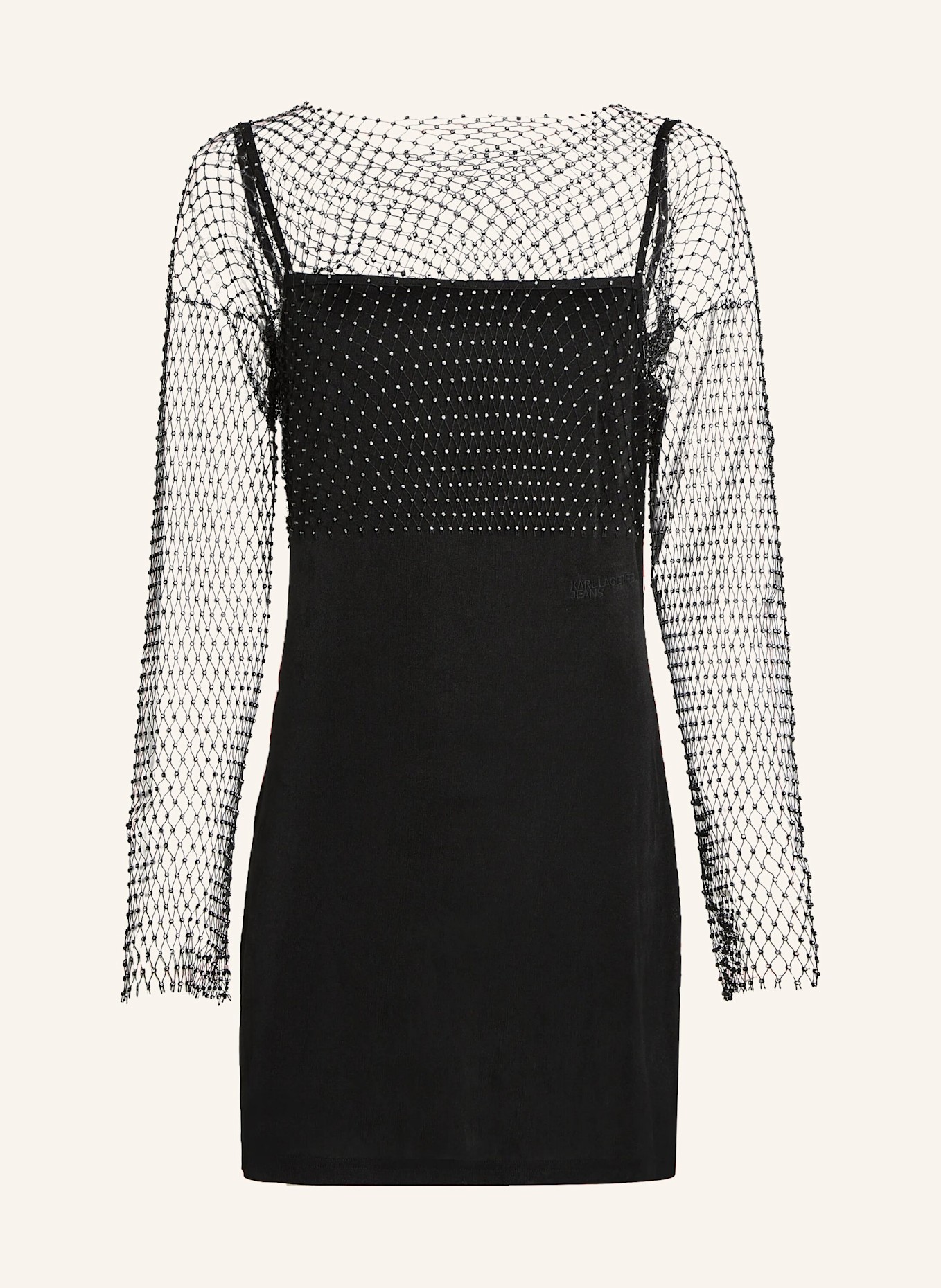 KARL LAGERFELD JEANS Kleid: SCHWARZ