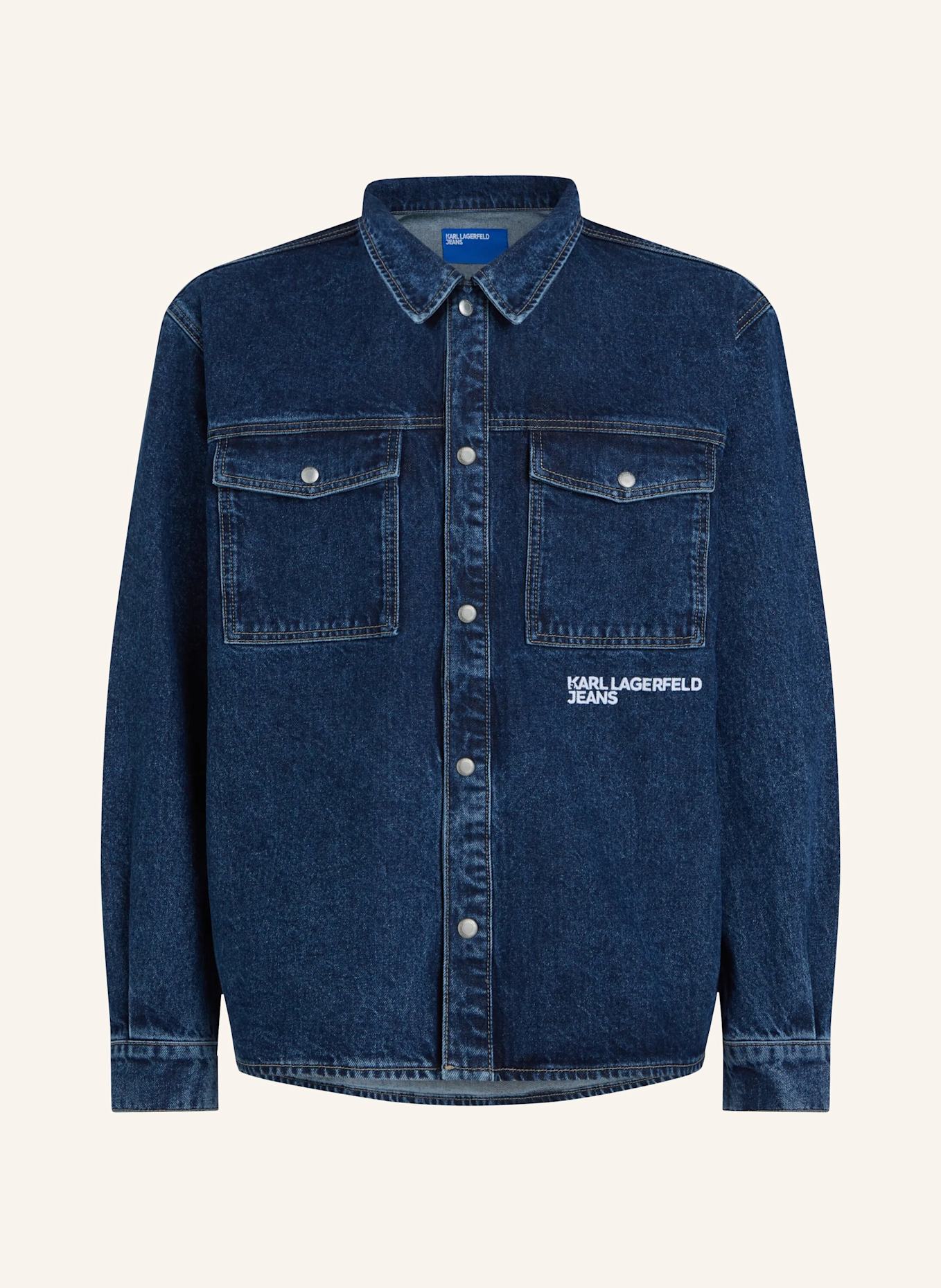 KARL LAGERFELD JEANS Hemd: BLAU