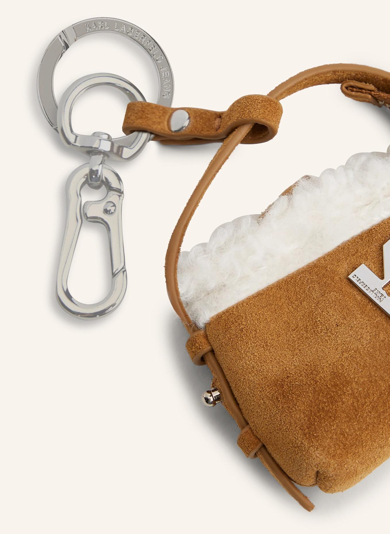 KARL LAGERFELD JEANS Schlüsselanhänger: BRAUN