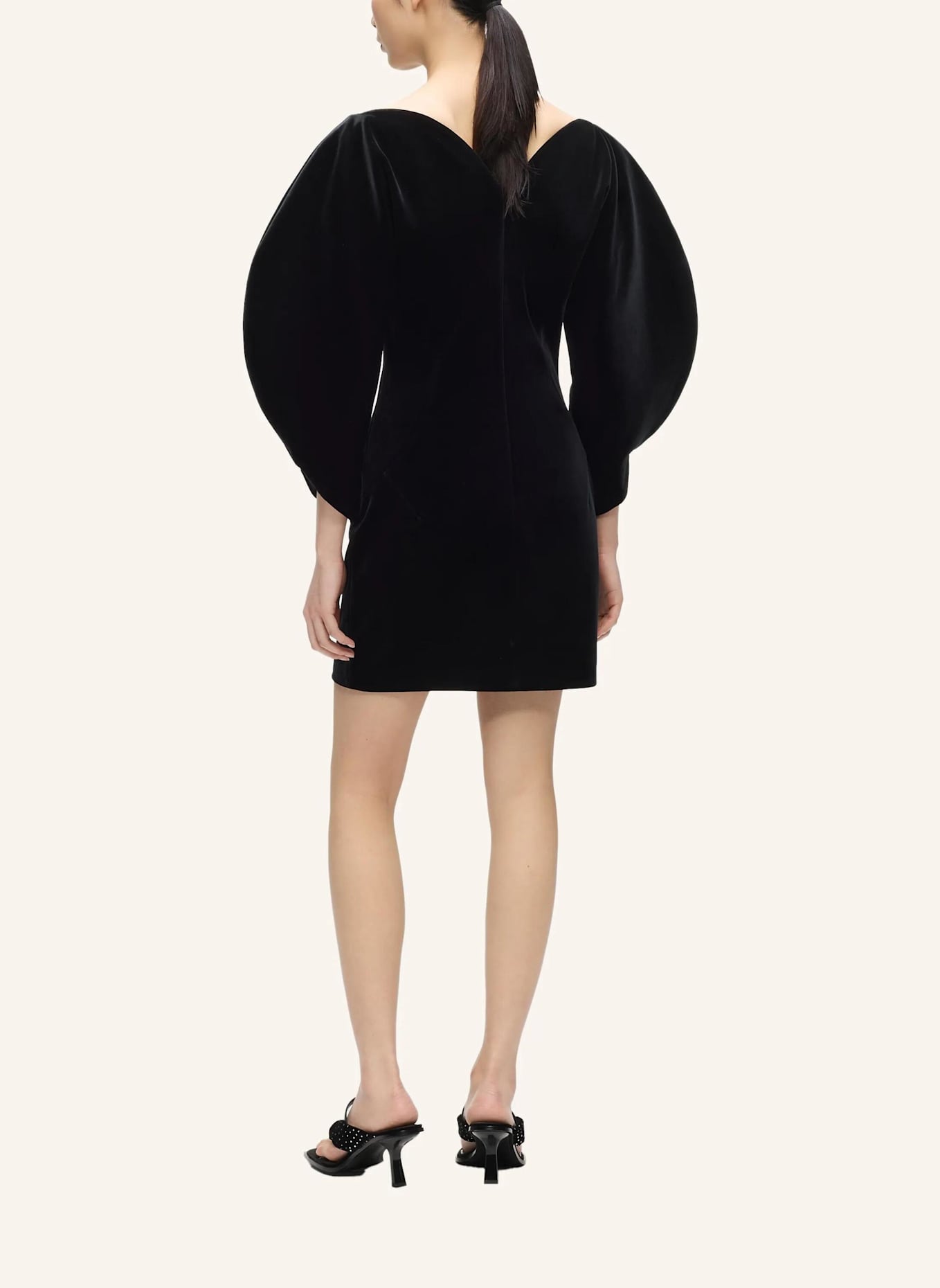 KARL LAGERFELD Kleid: SCHWARZ