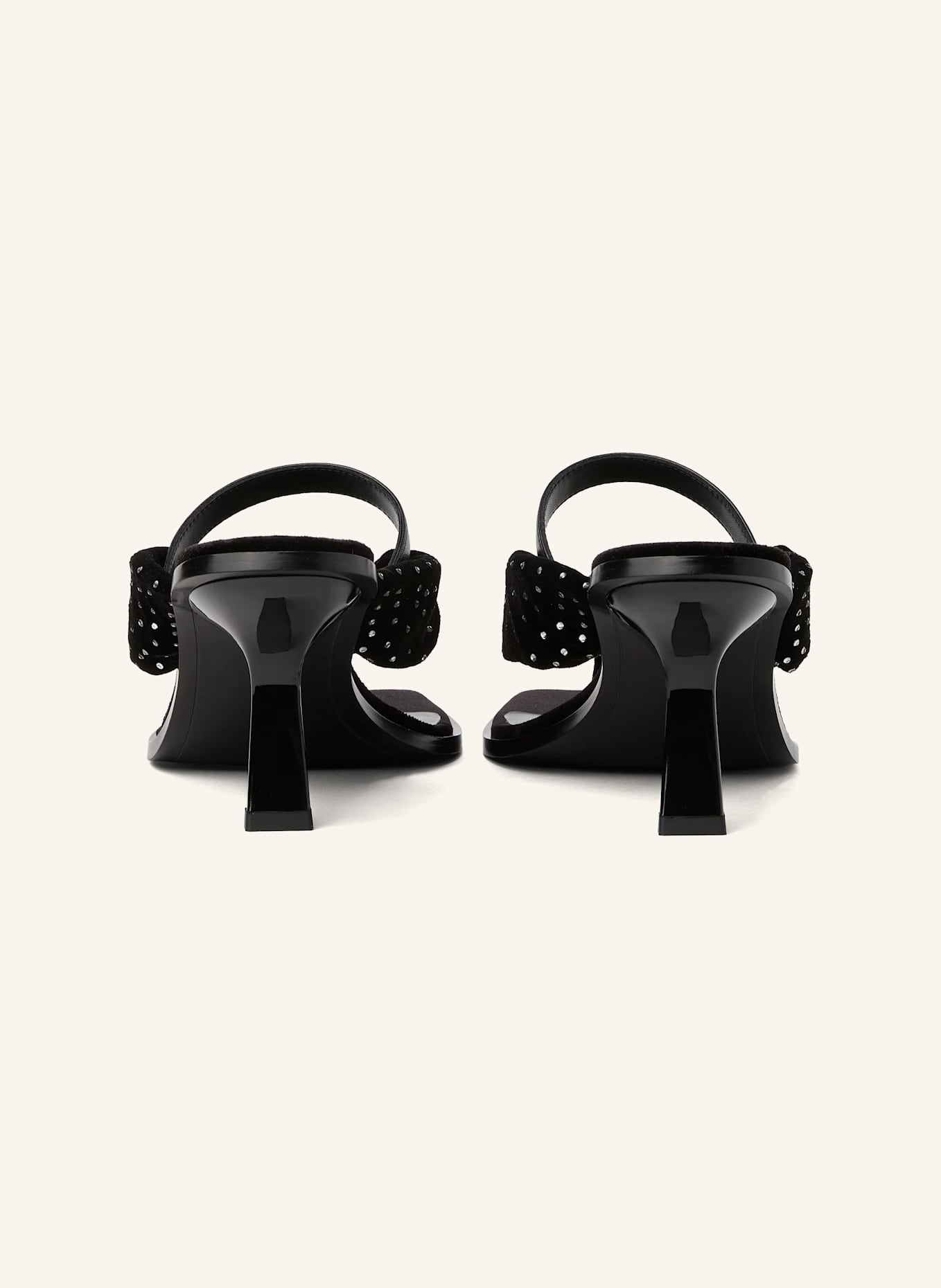 KARL LAGERFELD Sandalen: SCHWARZ