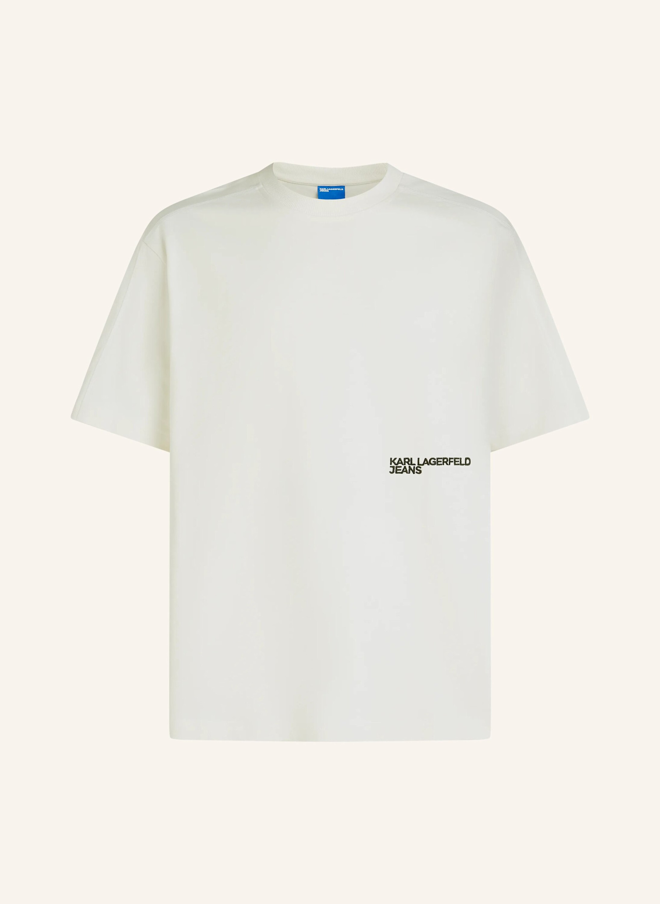 KARL LAGERFELD JEANS T-shirt: BEIGE