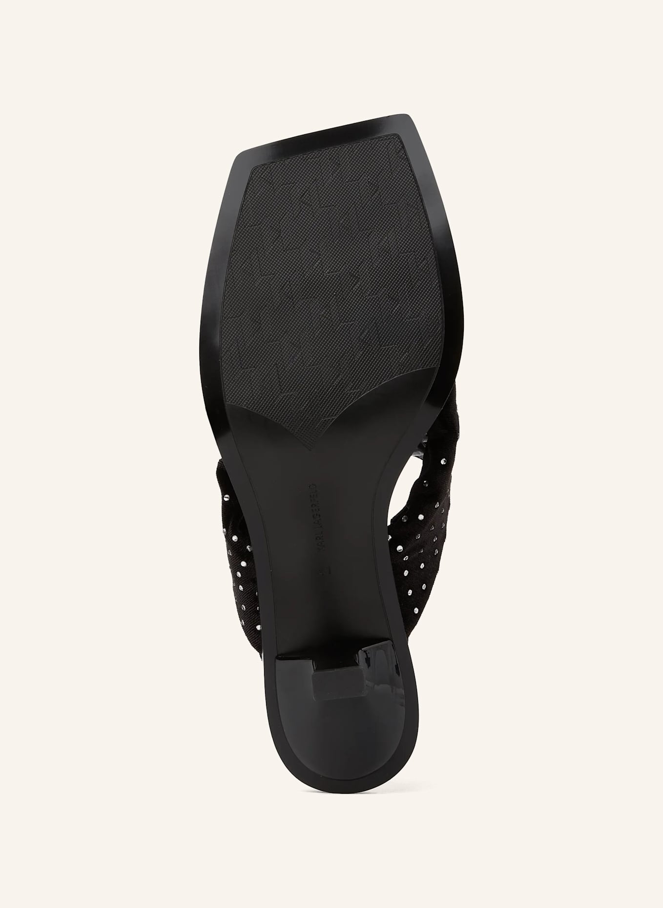 KARL LAGERFELD Sandalen: SCHWARZ