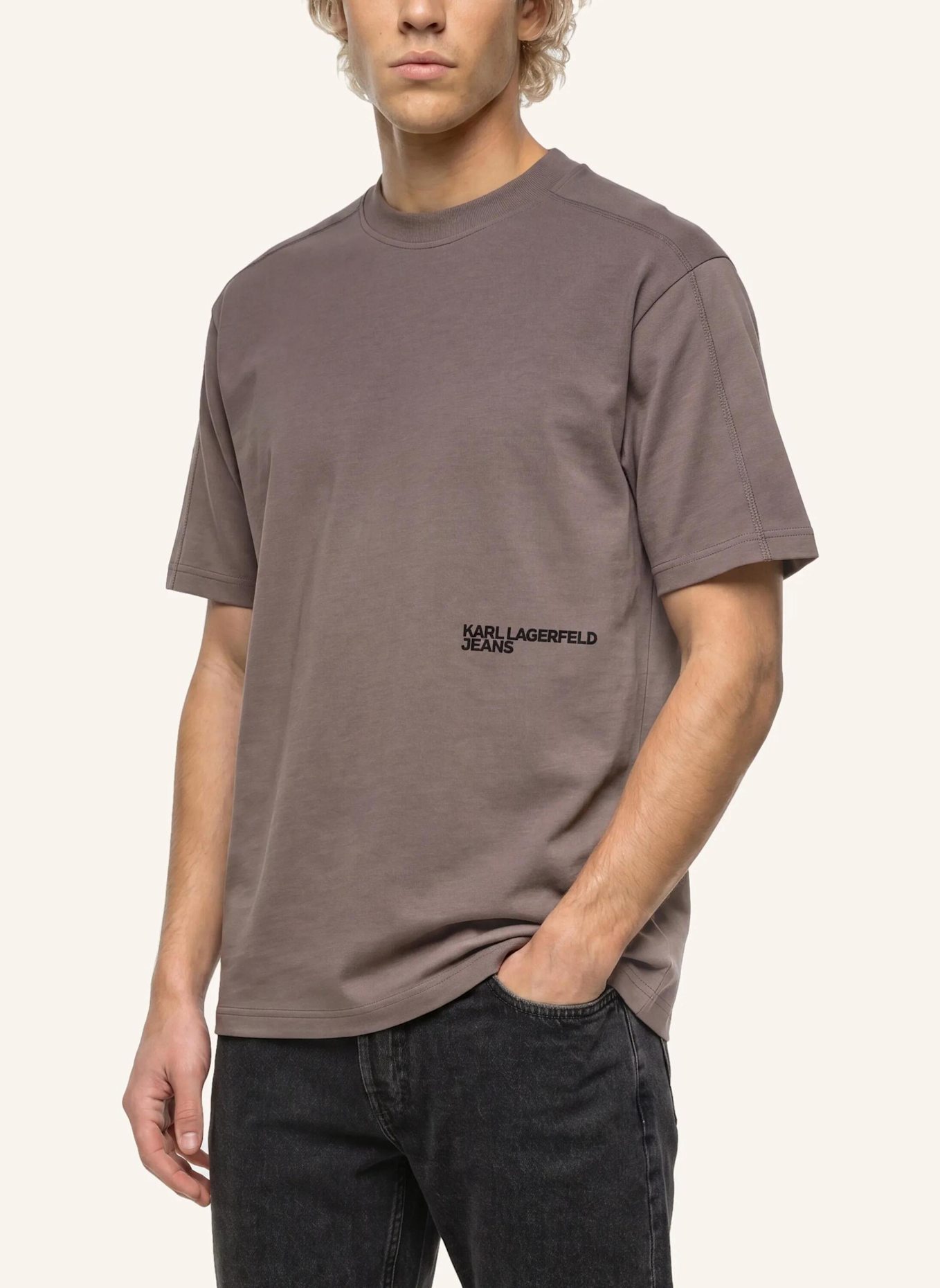 KARL LAGERFELD JEANS T-shirt: BRAUN