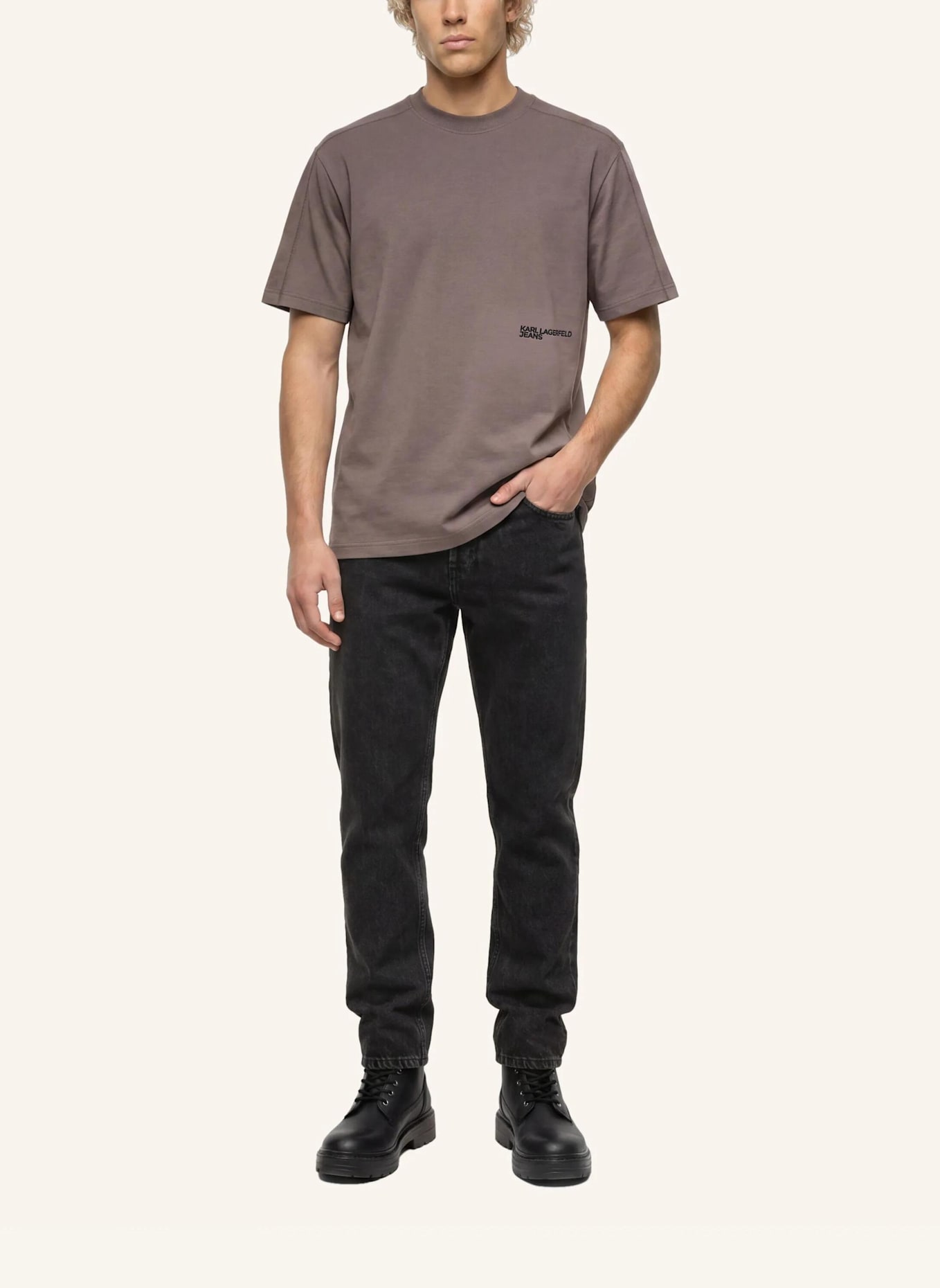 KARL LAGERFELD JEANS T-shirt: BRAUN