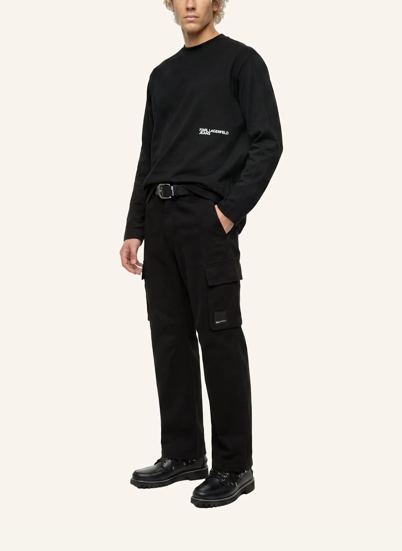 KARL LAGERFELD JEANS T-shirt: SCHWARZ