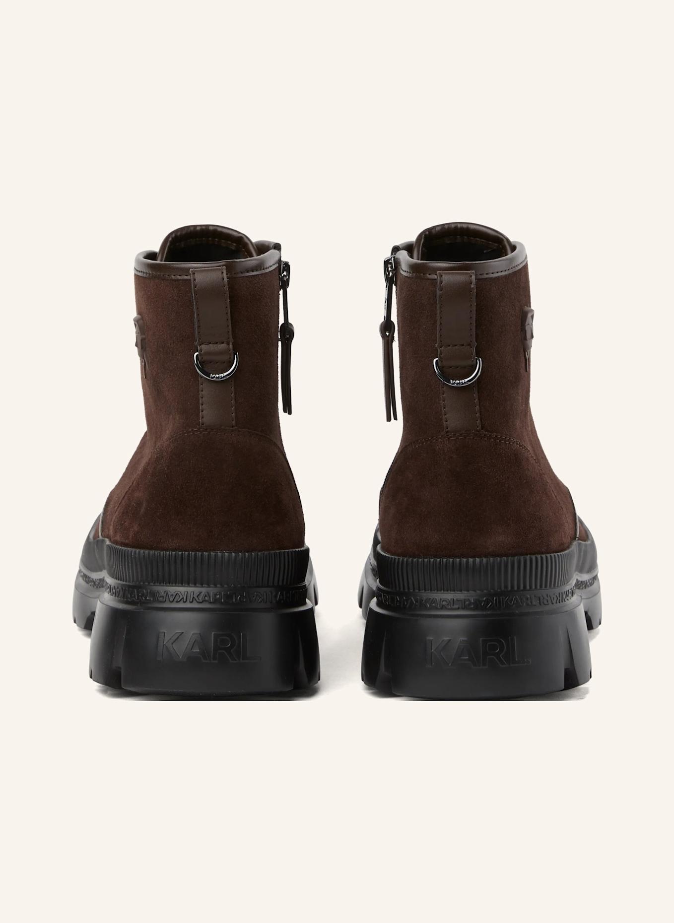 KARL LAGERFELD Stiefel: BRAUN