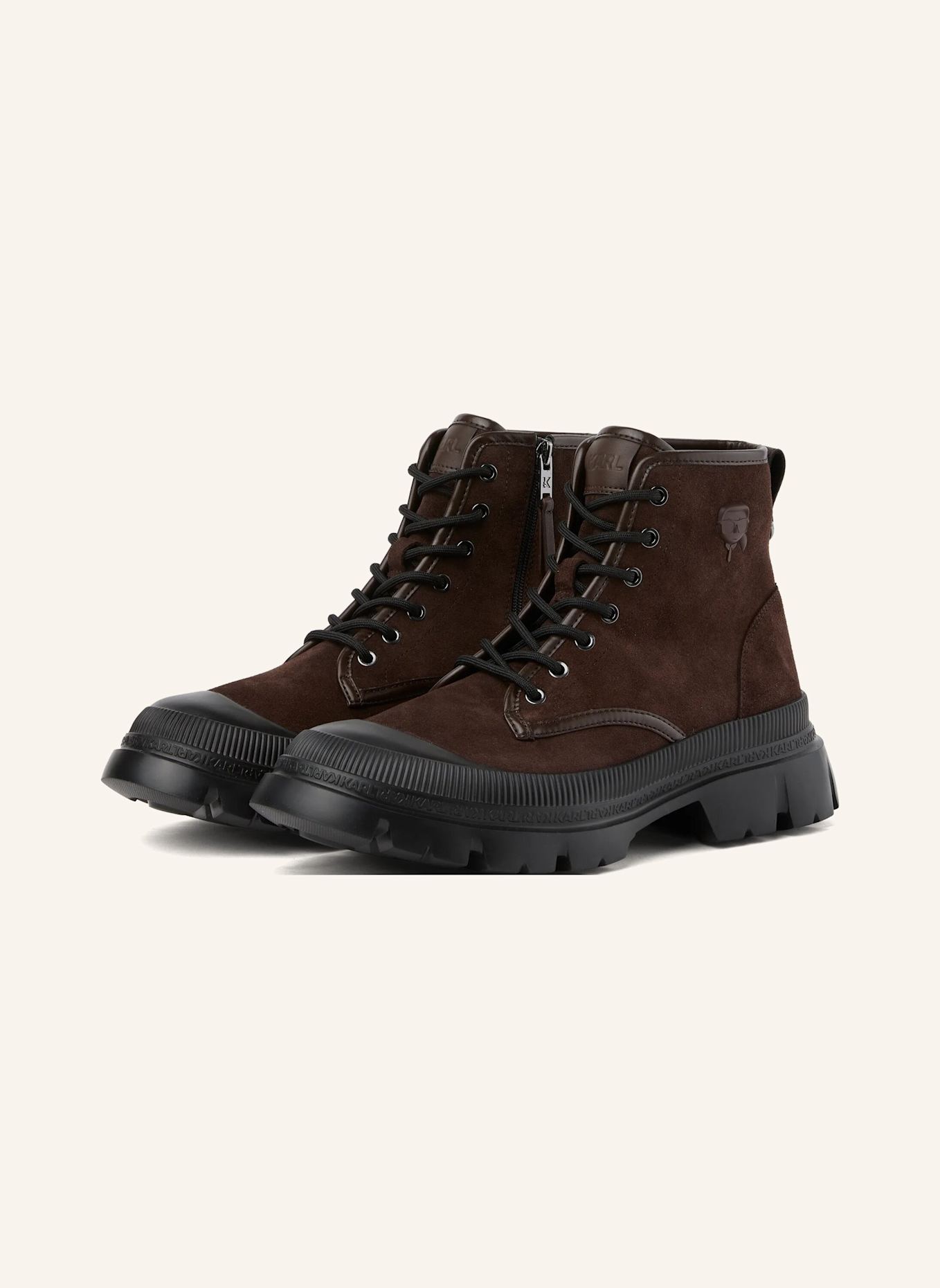 KARL LAGERFELD Stiefel: BRAUN